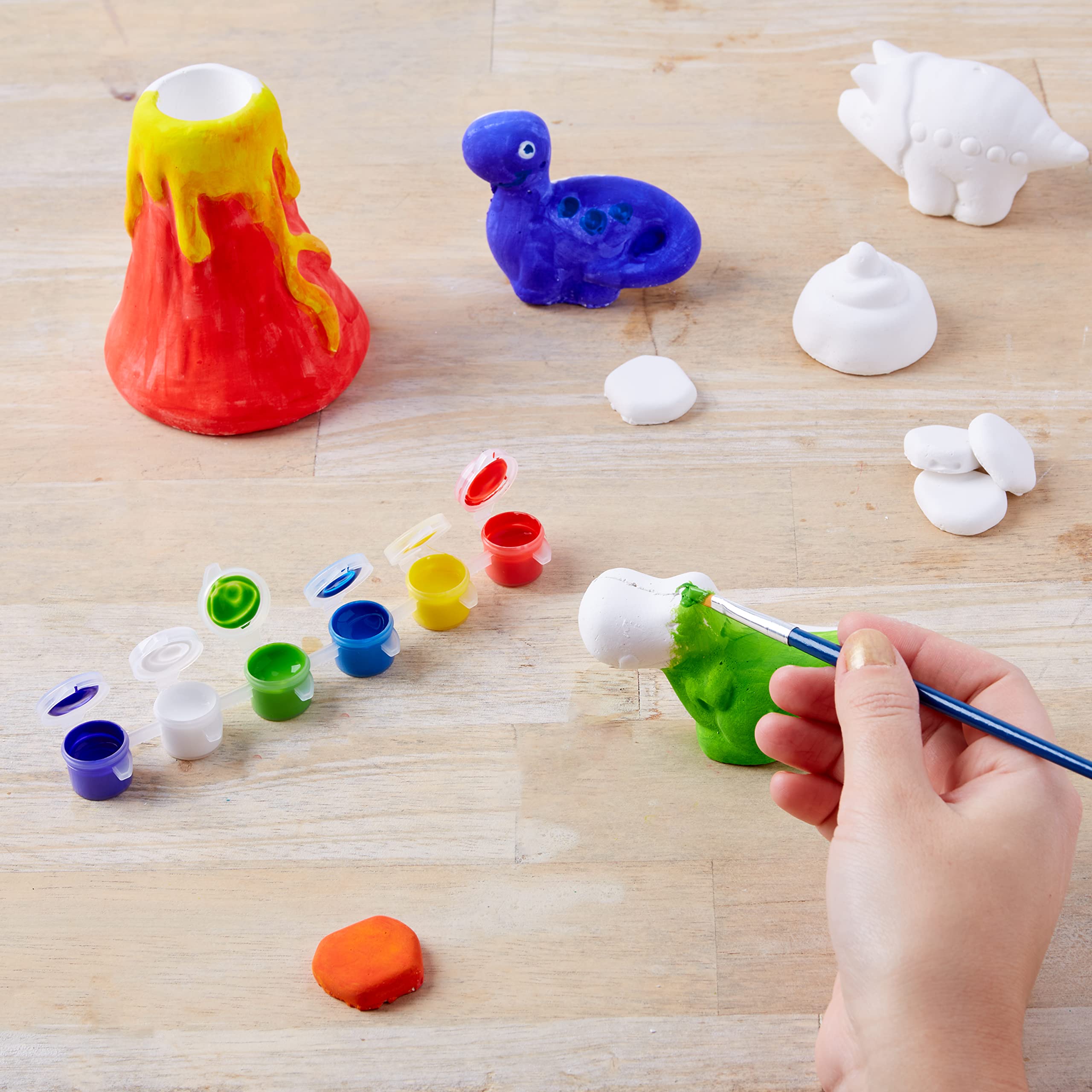Jurassic Garden Ceramic Crafting Kit | 10 Ceramic Figures