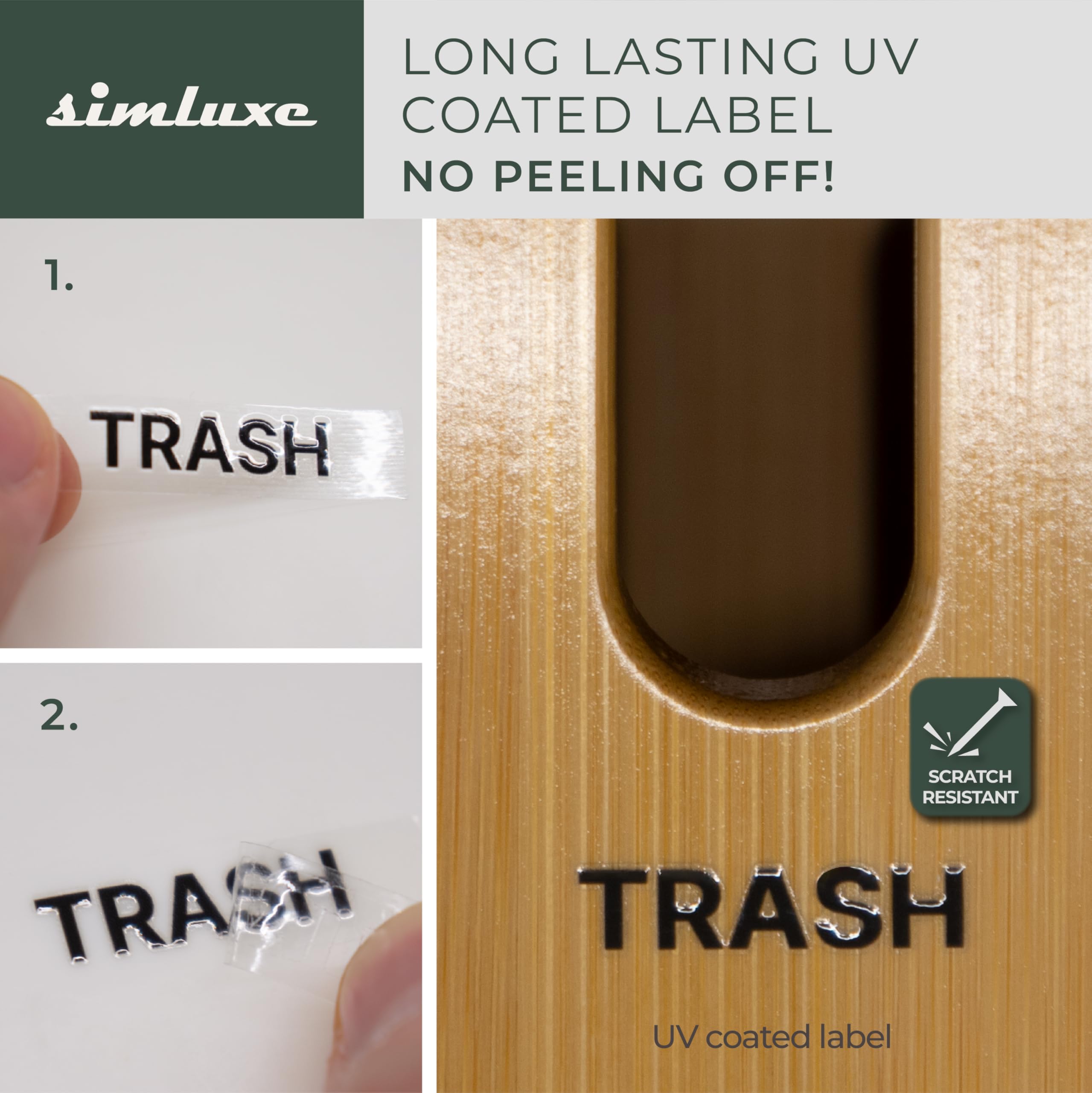 Simluxe Extra Large Trash Bag Dispenser - Trash Bag Holder Dispenser For Garbage Bag Roll, Under Sink Waste Bin Bags Organizer,