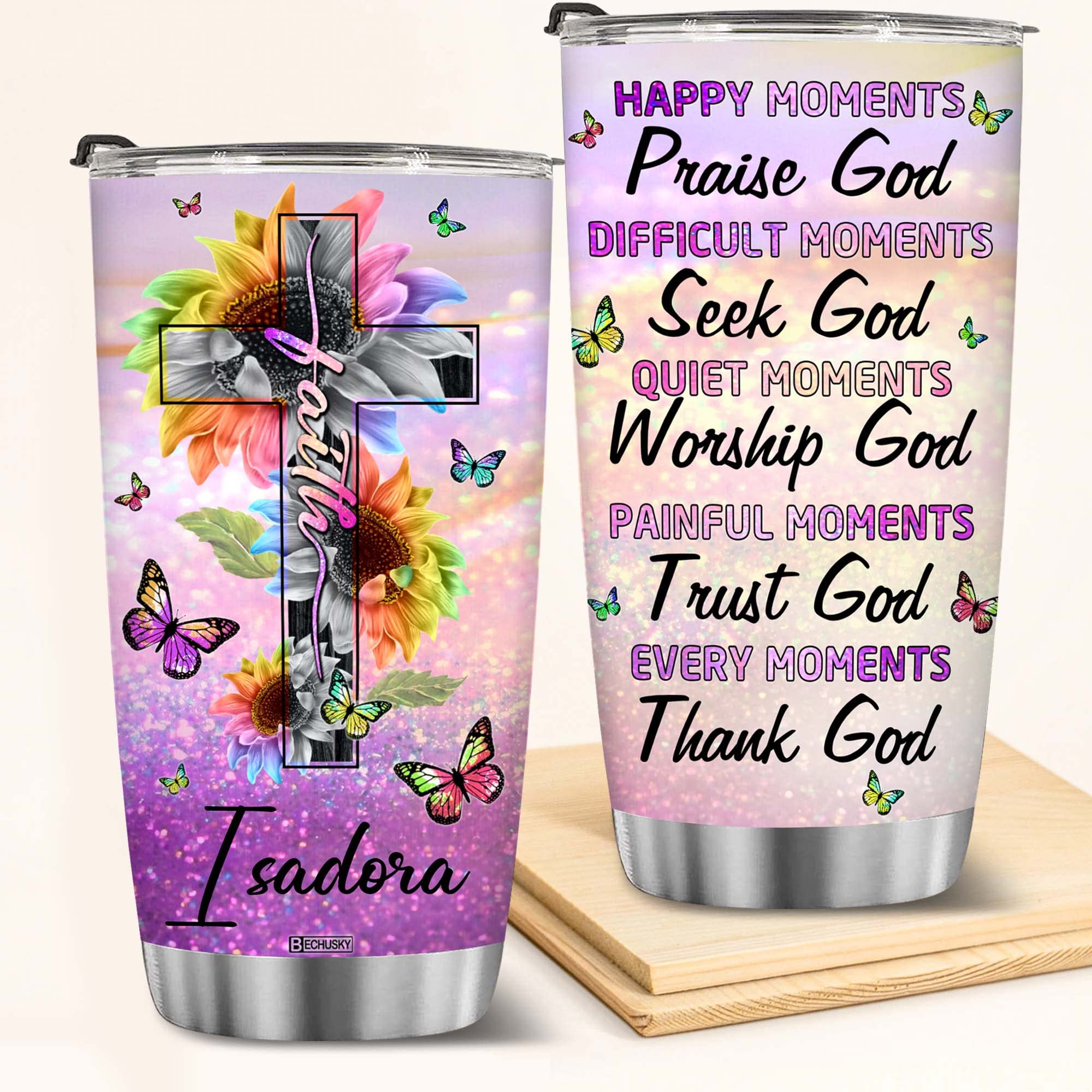 Bechusky Personalized Christian Gifts For Women Woman Mom Girl Friend Gifts For Women Birthday Religious Gifts For Women Gifts T