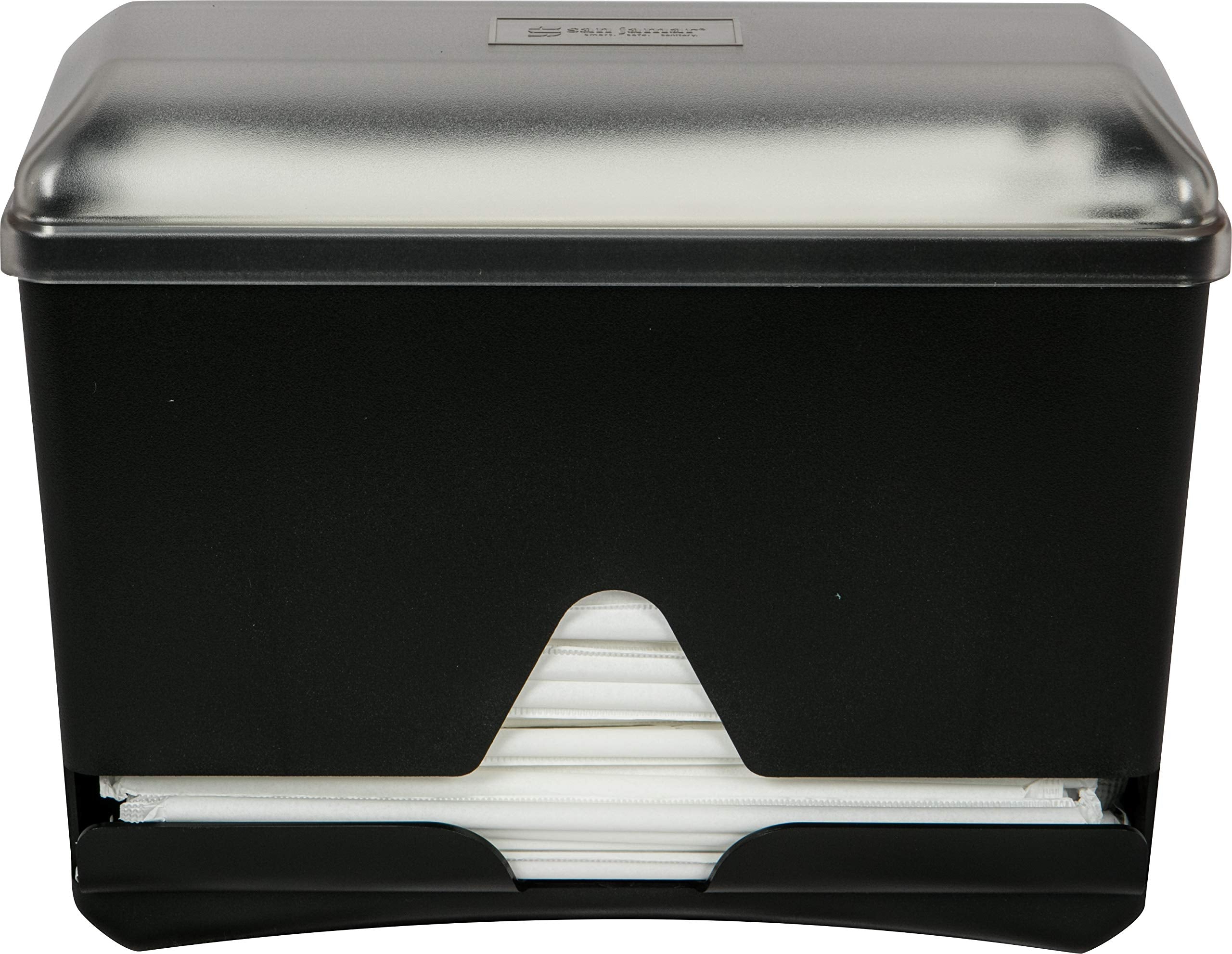 San Jamar Junior Bulk Straw Dispenser Holds 250 Straws For Restaurants, Dining Halls, And Fast Food, Plastic, 5 X 10.5 X 8.75 In