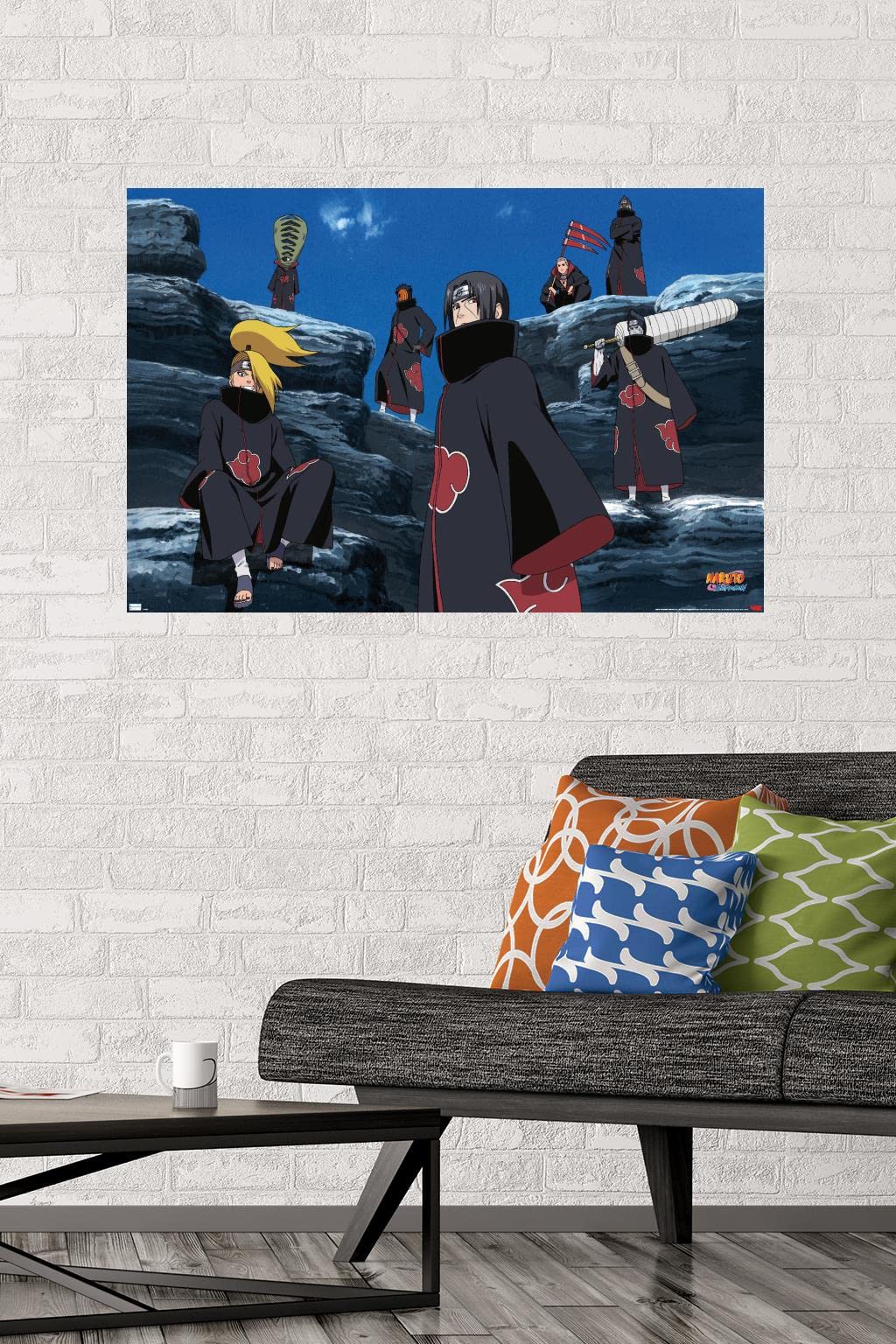 Trends International Naruto Shippuden - Akatsuki Wall Poster, 22.37'' X 34.00'', Premium Unframed Version