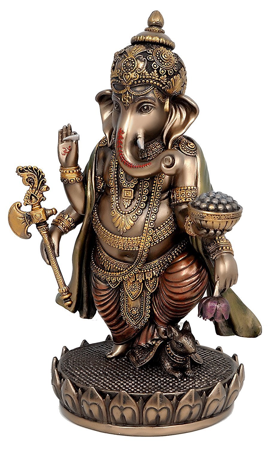 Idol Collections 8 Inches Lord Ganesh In Bonded Bronze