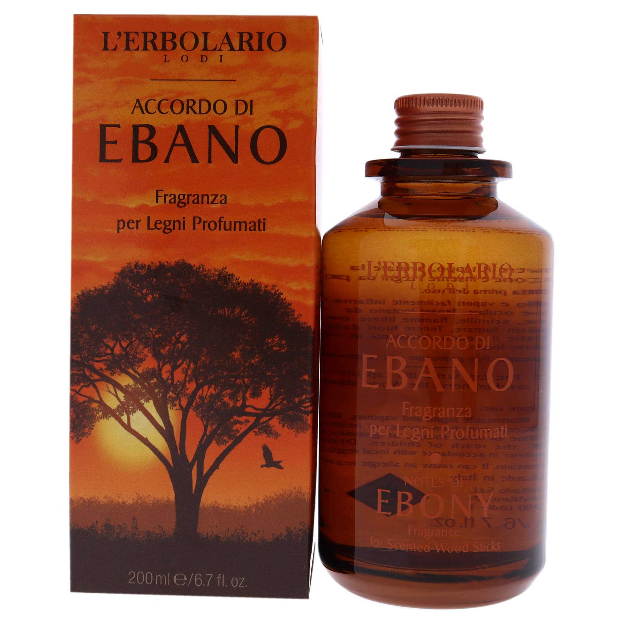 Notes Of Ebony Fragrance Diffuser By Lerbolario For Unisex - 6.7 Oz Room Fragrance