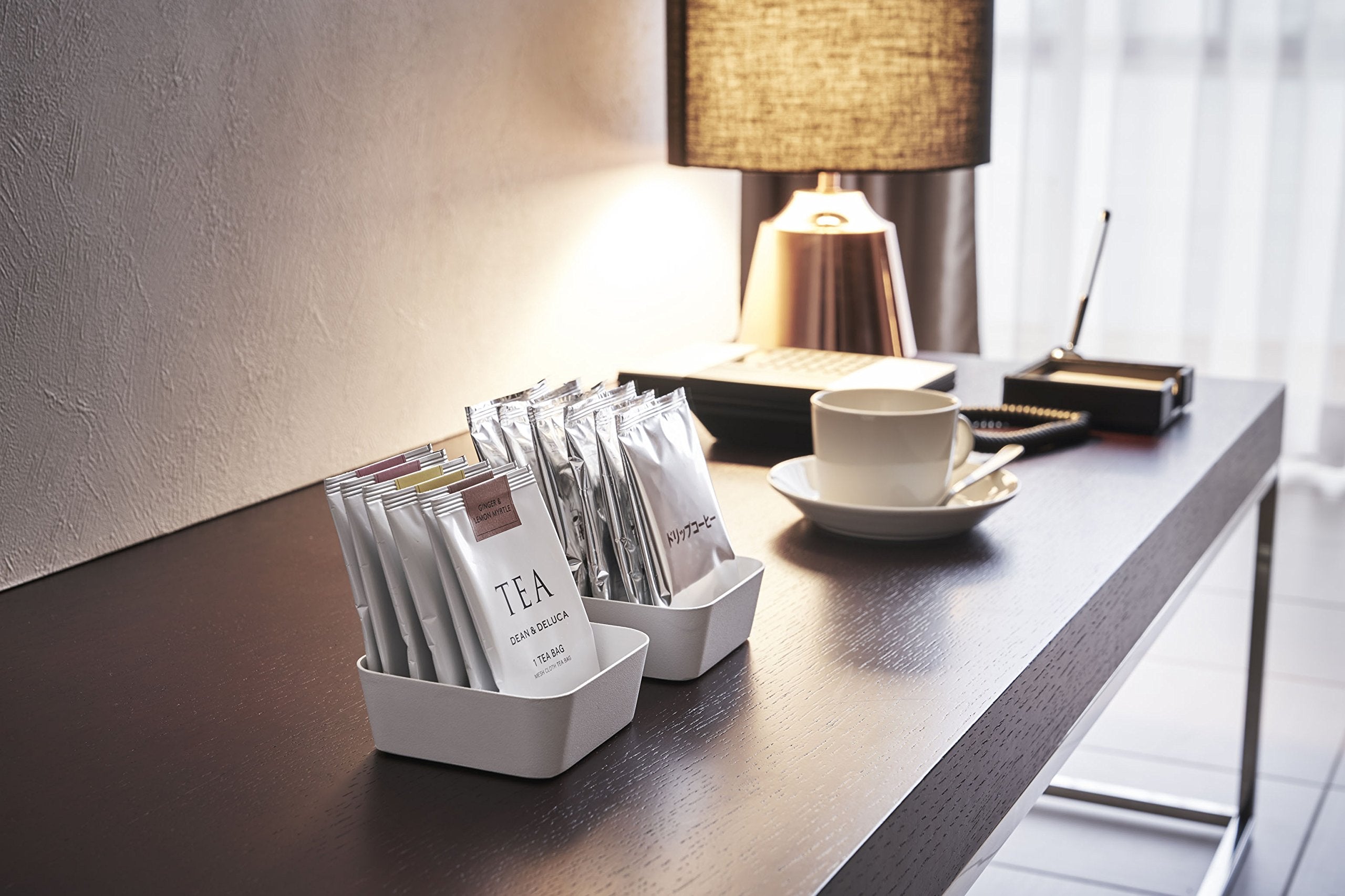 Yamazaki Home Tower Amenity Tray S White, Small