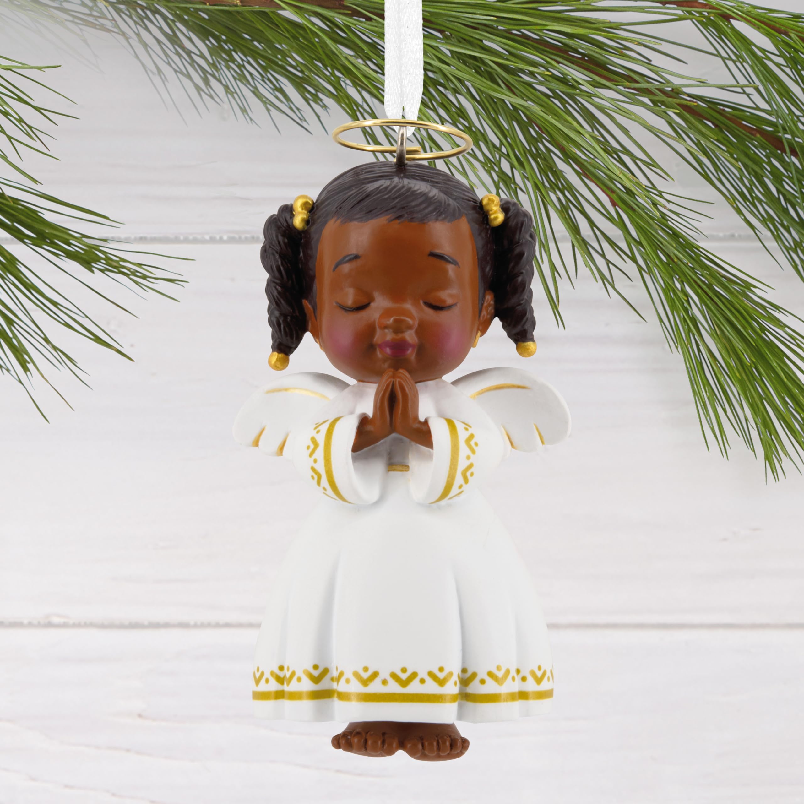 Hallmark Mahogany Angel Christmas Ornament