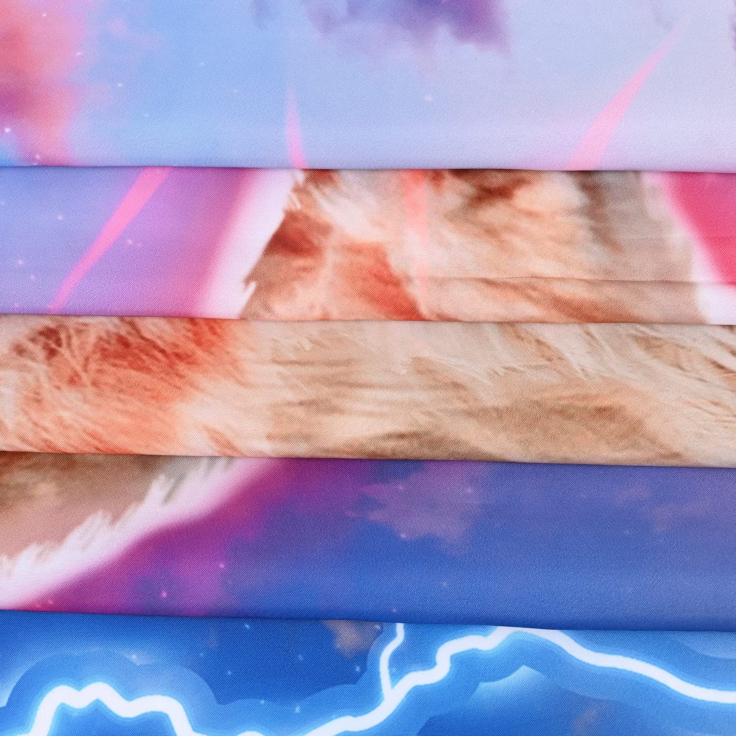 Rosielily Funny Shower Curtain, Kids Shower Curtain, Cat Shower Curtain, Beach Shower Curtains Set With 12 Hooks, Cool Bathroom