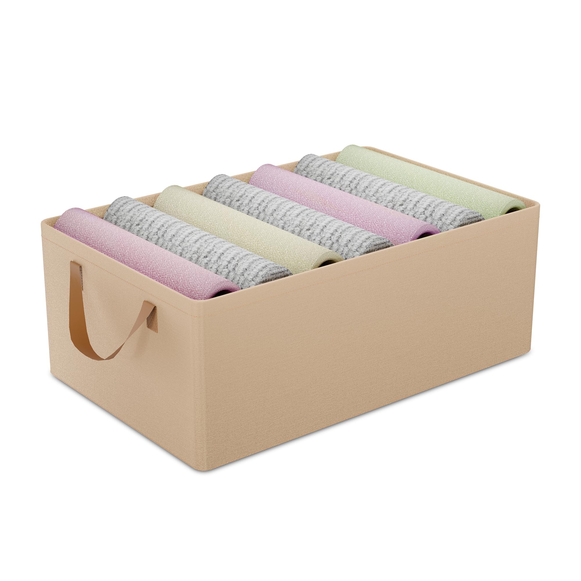 Kuber Industries Foldable Cloth Organizer For Storage With Steel Frame & Sturdy Handles | Durable & SpaceSaving Dress Organizer