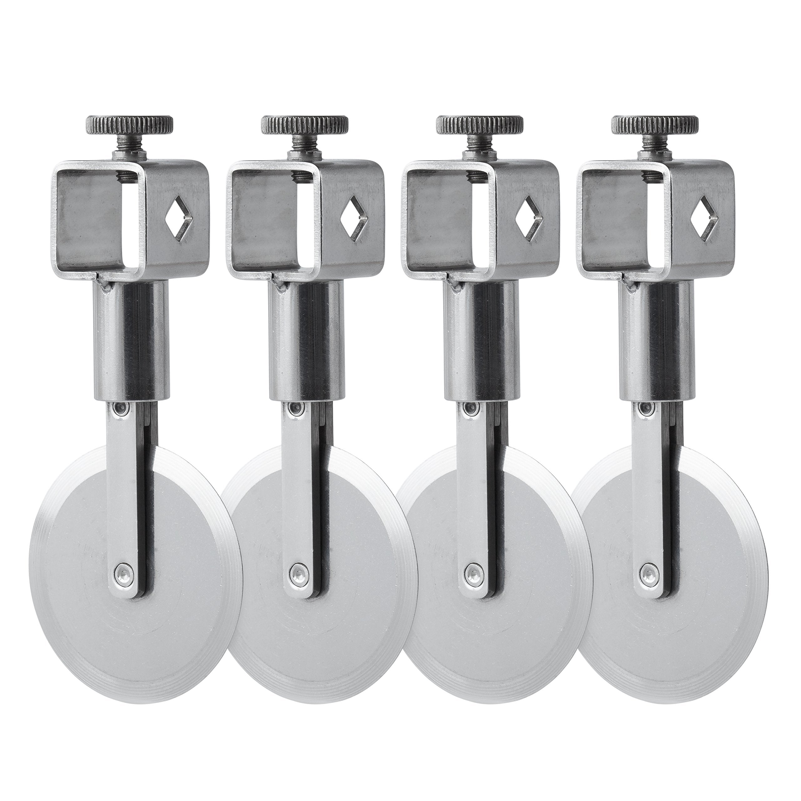 Ateco Multi Wheel Adjustable Dough Cutter With Lock - 2.2 In. Diameter. Straight Edge