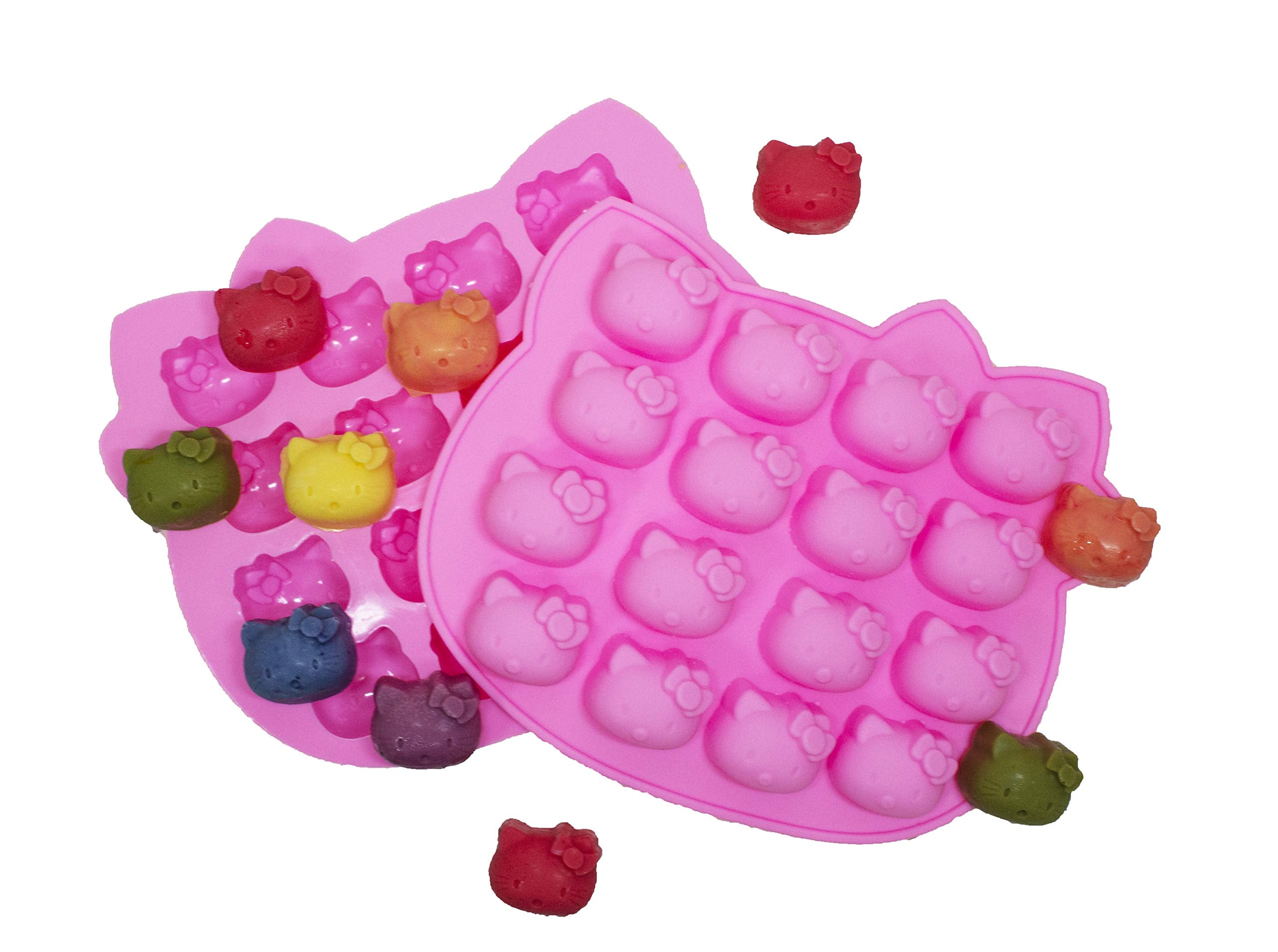 Cherion 16-Cavity Cute Silicone Candy Chocolate Pastry Making Molds Cake Baking Mold For Making Homemade Cake, Candy, Chocolate,
