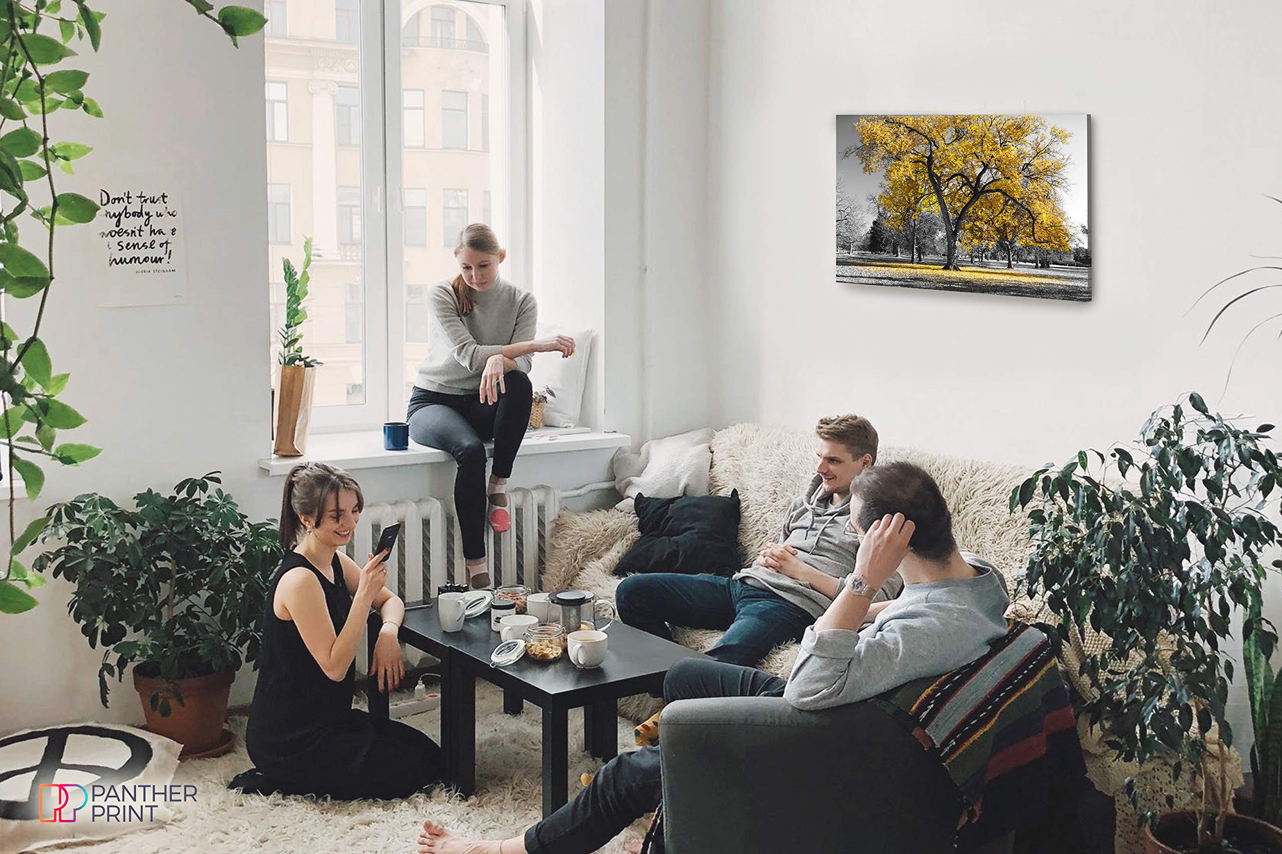 Panther Print, Large Canvas Wall Art, Beautiful Living Room And Bedroom Framed Art, Quality Picture Prints For Walls, Nature Des