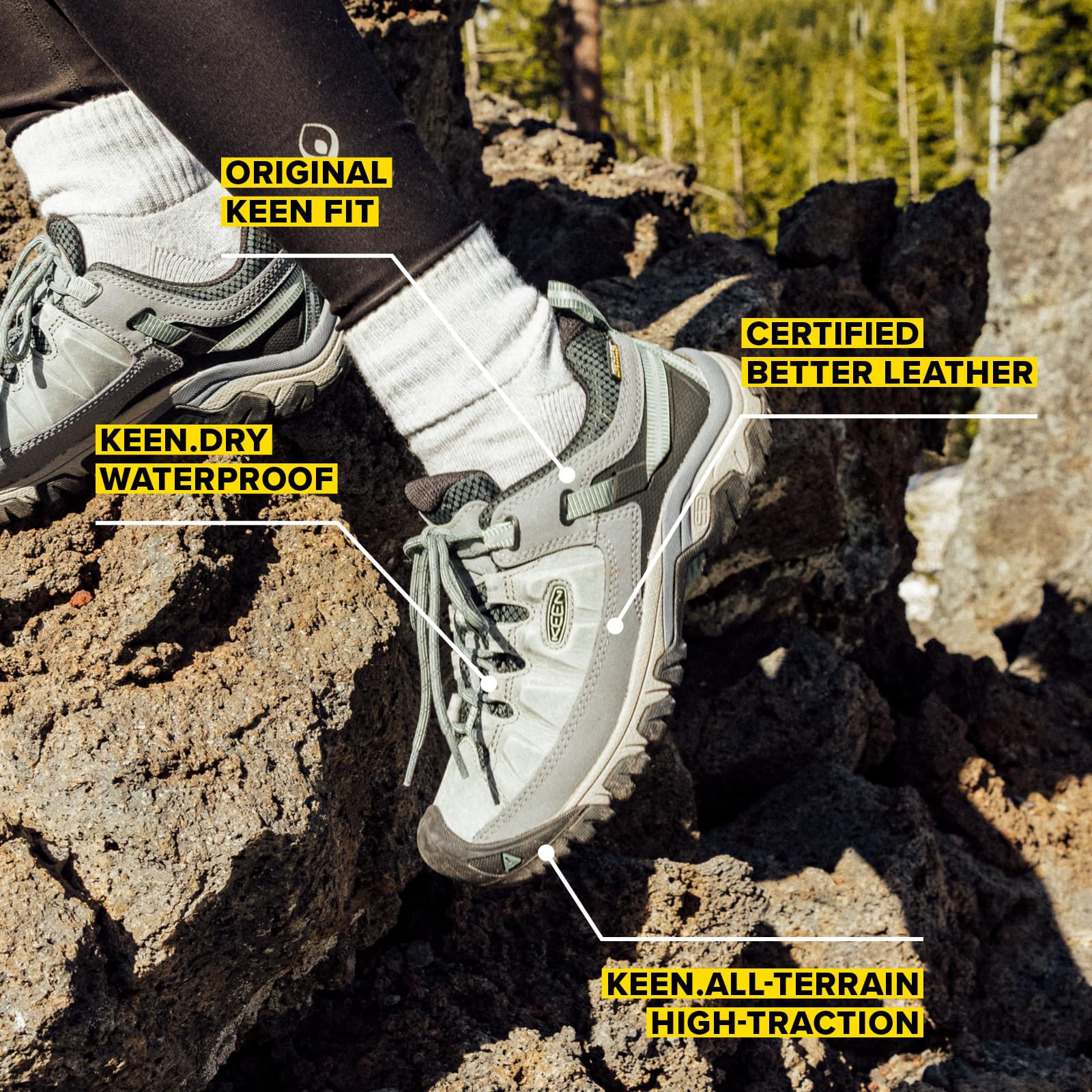 Keen Womens Targhee 3 Low Height Waterproof Hiking Shoes, Toasted Coconutporcelain, 75
