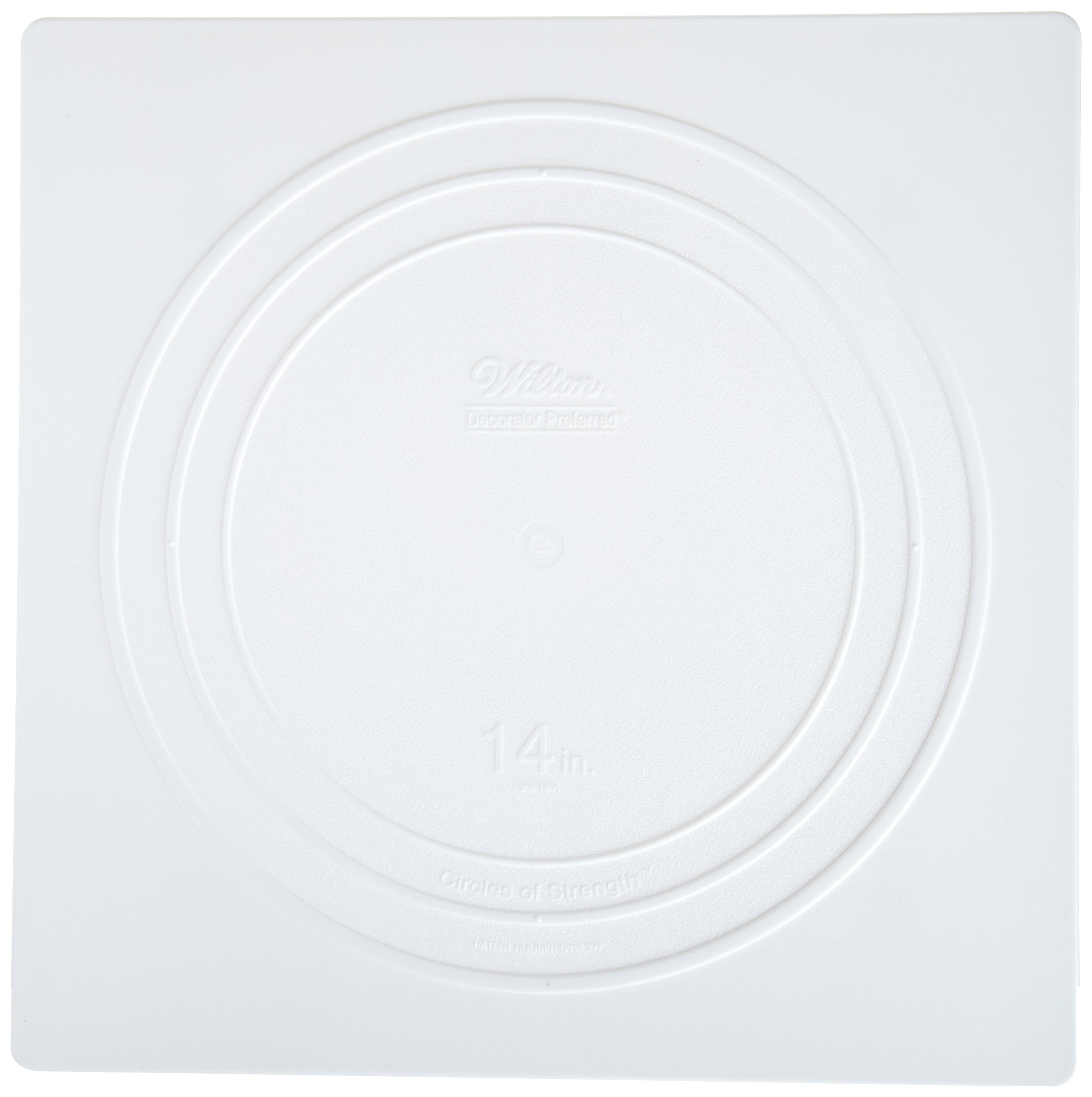 Wilton Decorator Preferred Square Separator Plate For Cakes, 14-Inch