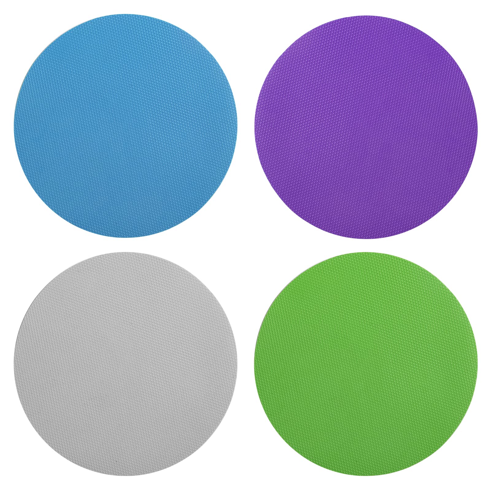 4Pcs Jar Gripper Pads, Multifunctional Rubber Jar Gripper Pad Jar Opener Grippers Kitchen Coaster For Elderly Children Women Wea