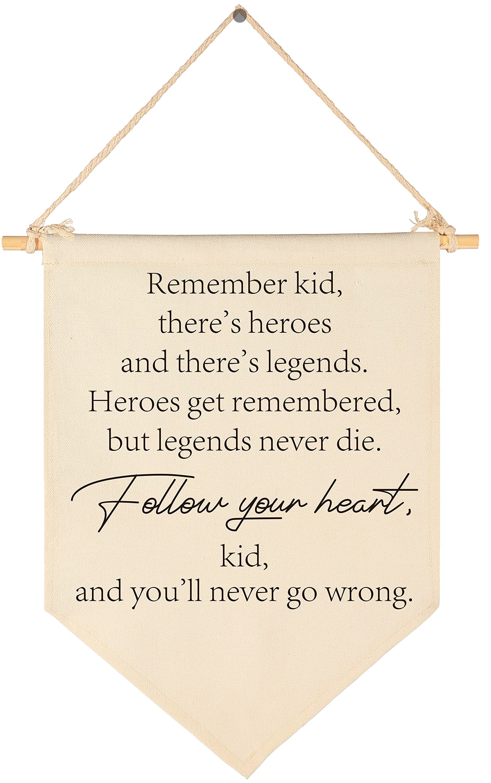 Let Them Be Little Sign-Playroom Sign-Birthday Christmas Gift-Canvas Hanging Flag Banner Wall Sign Decor Gift for Nursery Bedroom Playroom Front Door Baby Kids Girl Boy Teen