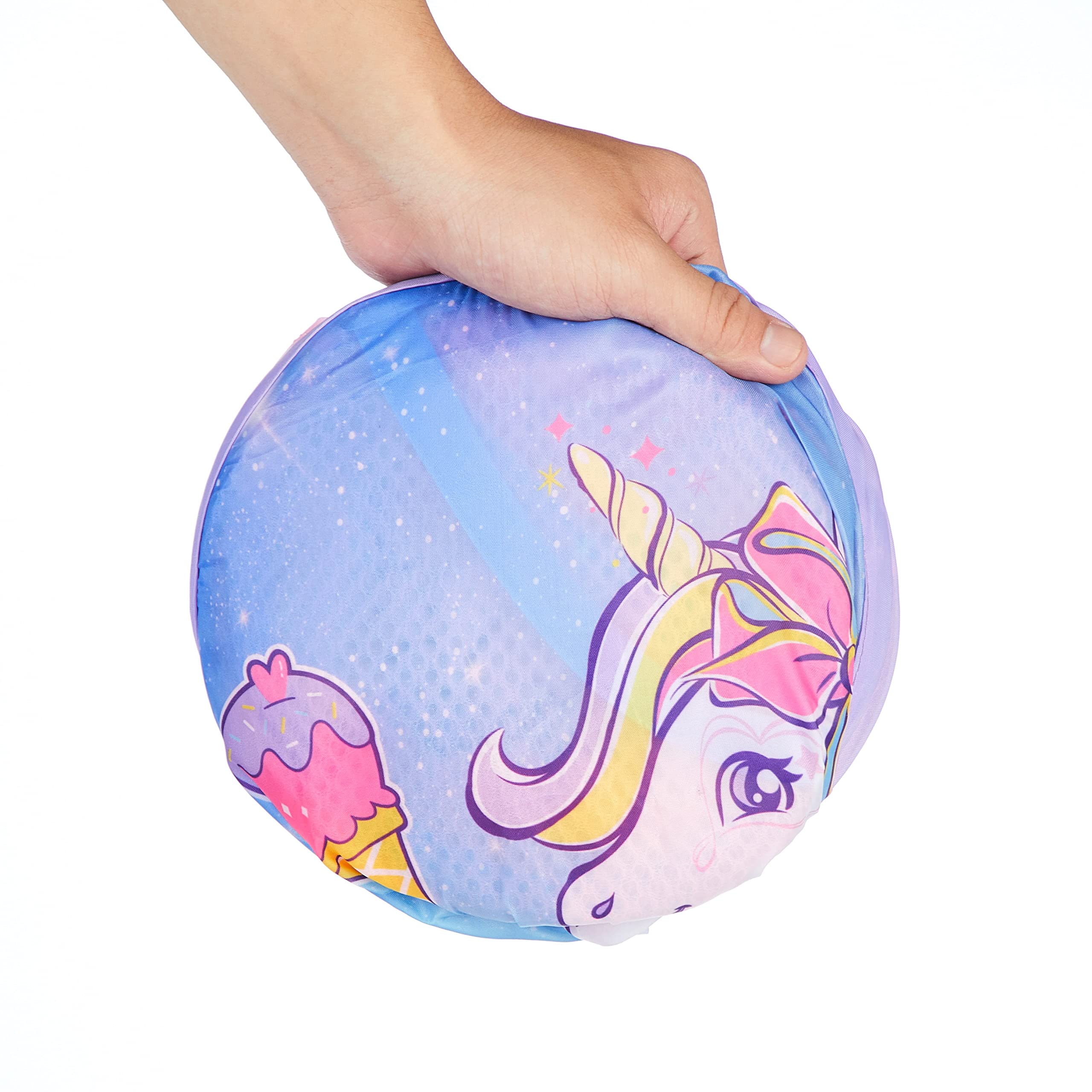 Idea Nuova Jojo Siwa Pop Up Hamper With Durable Carry Handles, 21'' H X 13.5'' W X 13.5'' L