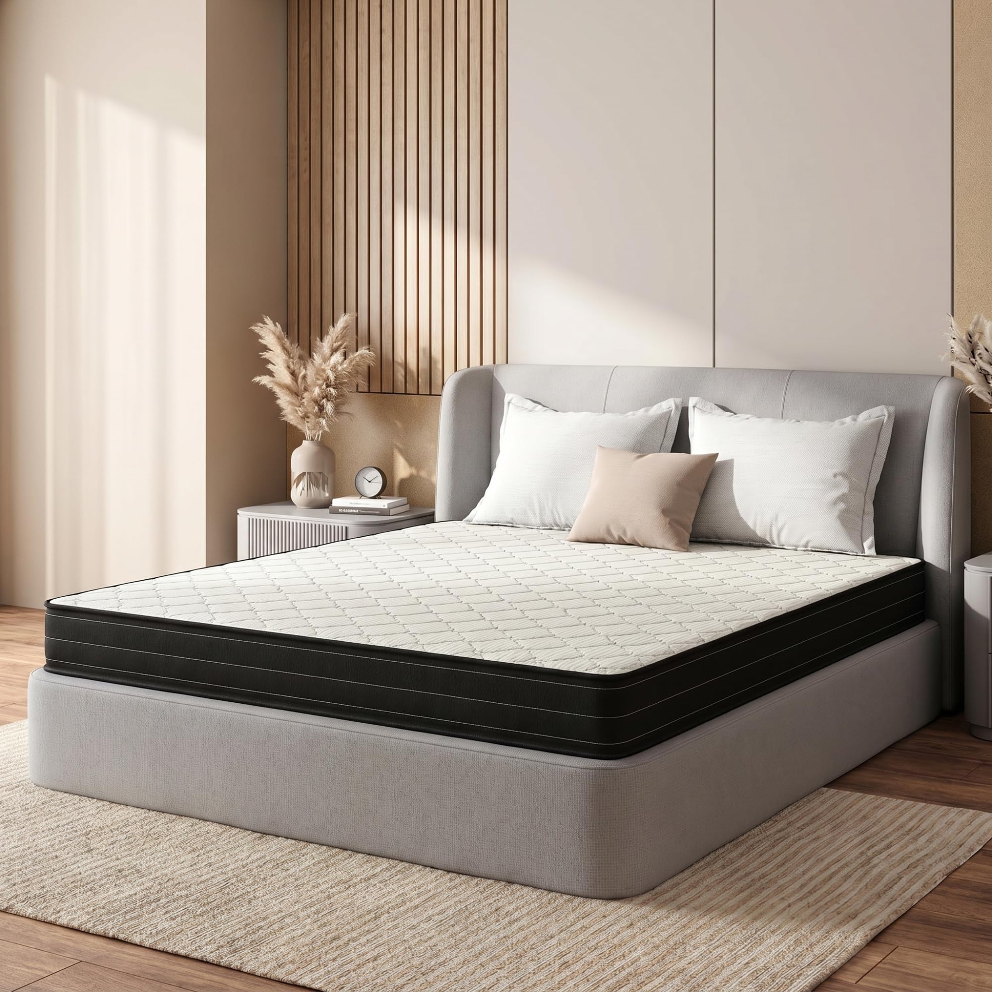 Interio by Godrej Restomagic Dual Comfort Mattress | 5Years Warranty | Queen Bed, 5Inch Mattress (72 x 60 x 5 Inches, PU Foam)