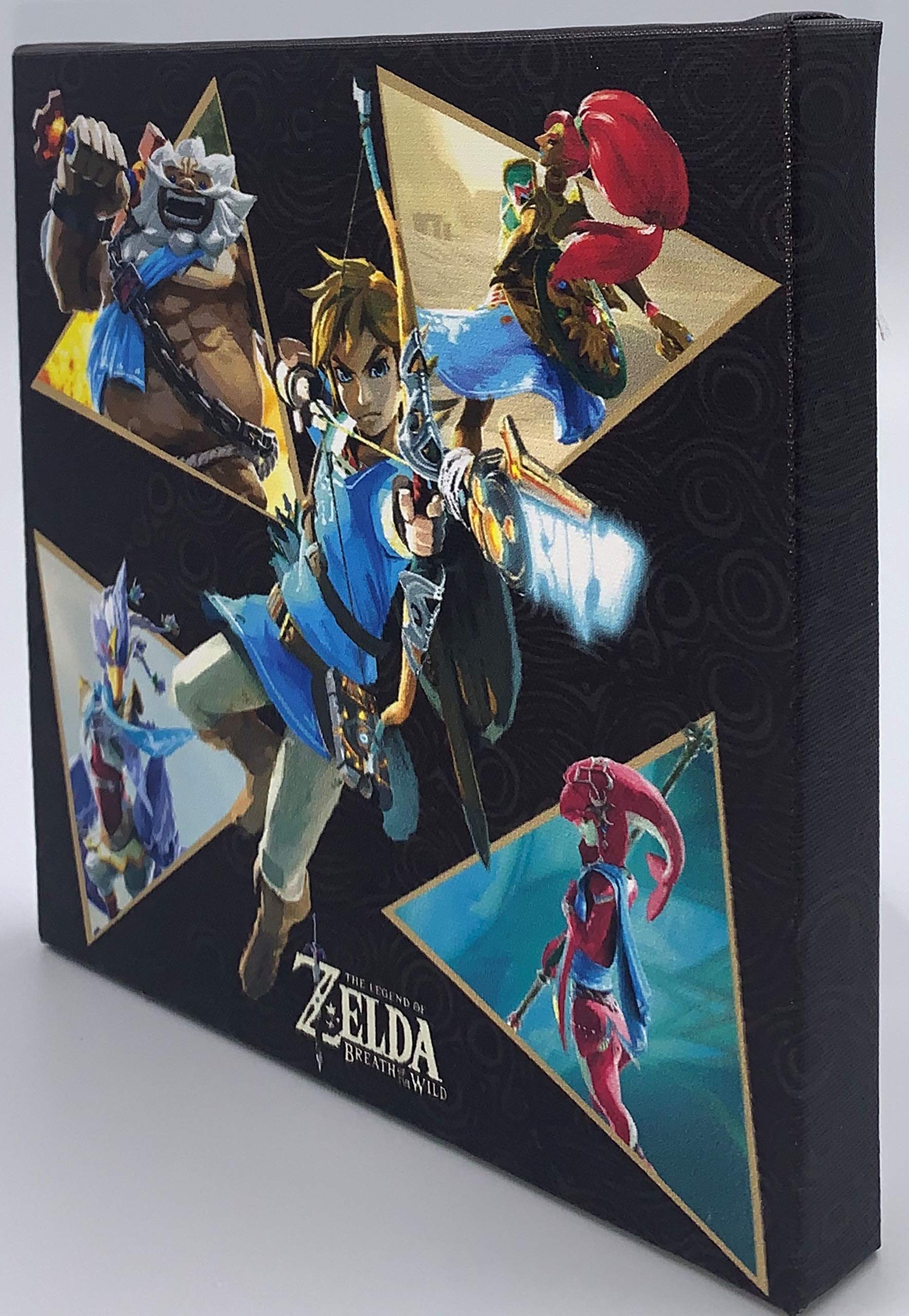 Prolific Art Galleries The Legend Of Zelda Canvas Print Poster Wall Art Decor (6X6 Inch) - Link With The Four Champions Of Hyrul