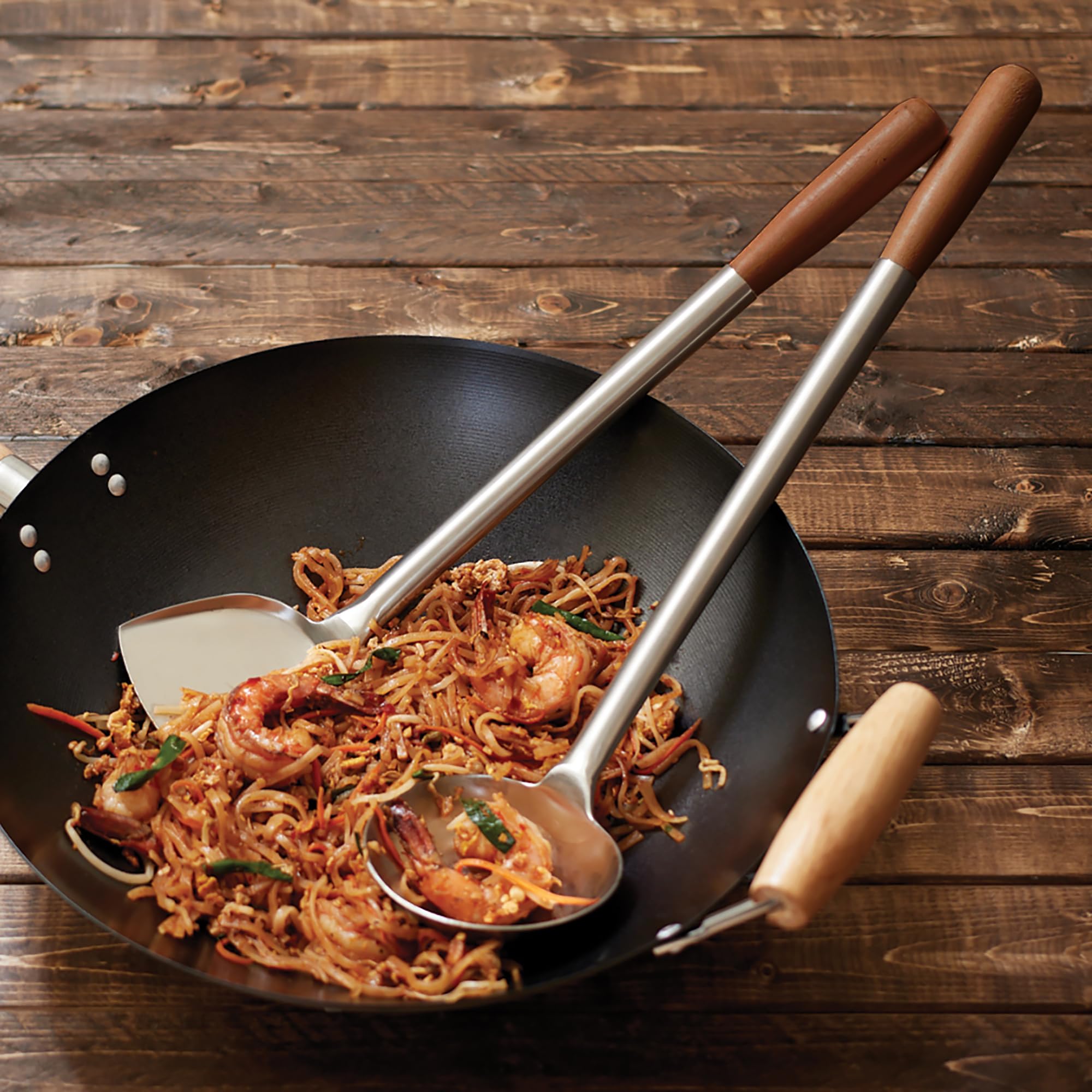 Fox Run Chuan & Hoak, Wok Spatula And Ladle Set