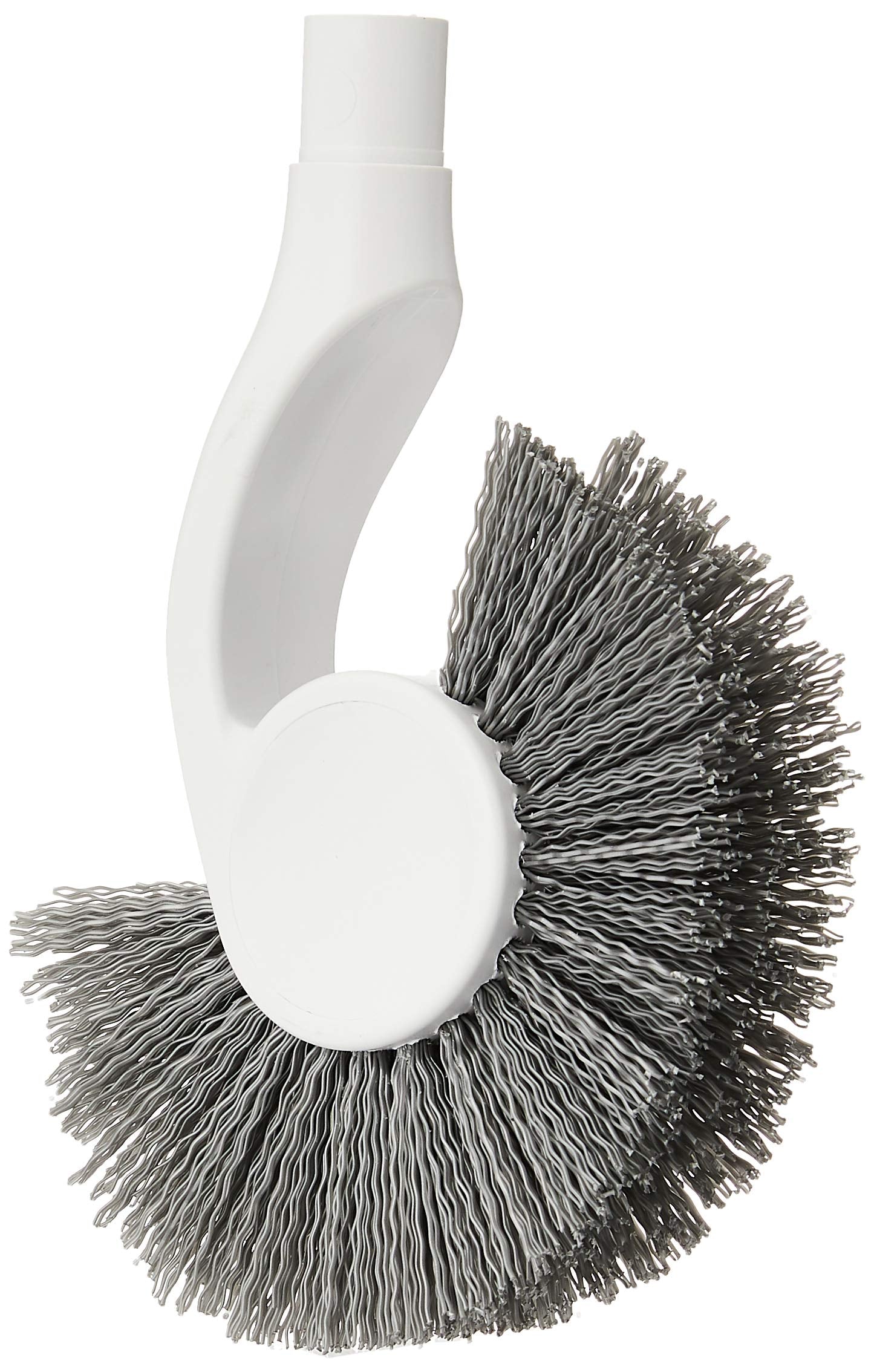 Simplehuman Bt1094 Replacement Toilet Brush Head, Easy Screw On, Stiff Outer Bristles, White Plastic