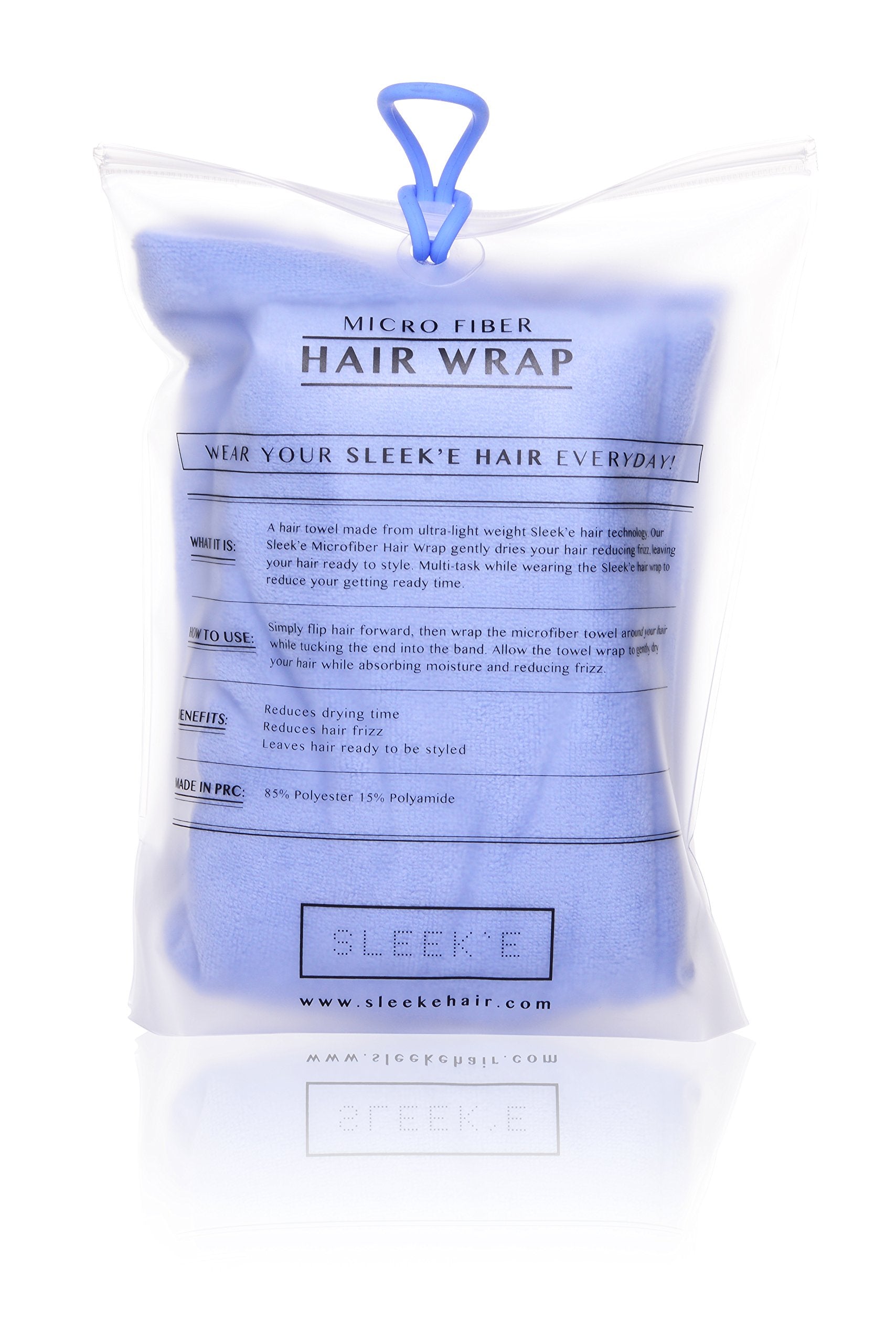 Sleek'e Microfiber Hair Wrap | Ultra Absorbent and Soft Anti-Frizz Turban Twist Towel | Reduces Drying Time by 50% | Quick Dry S