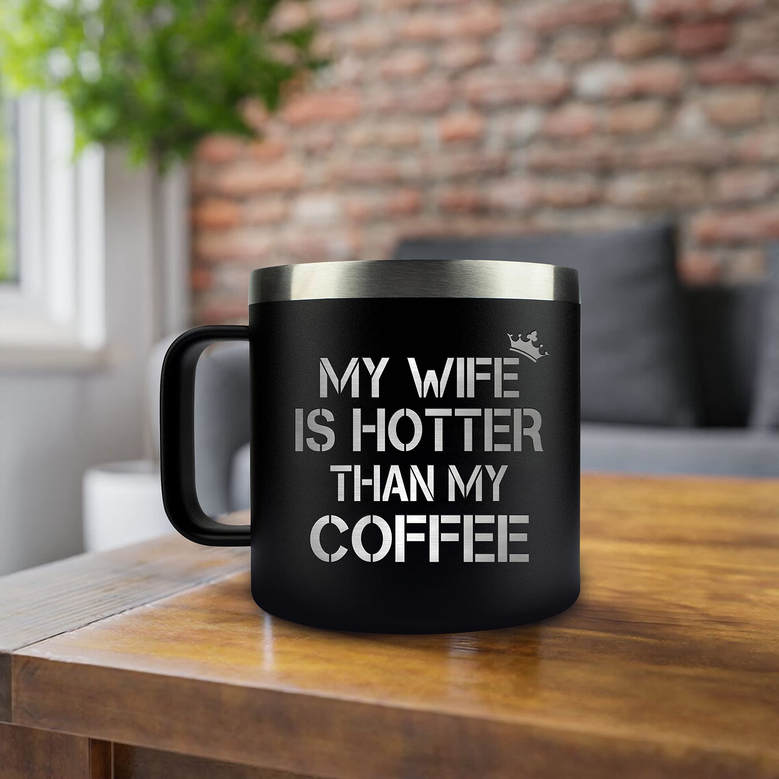 Rhythmheart For Him - Funny 'I Love You' Mug - 14Oz Black