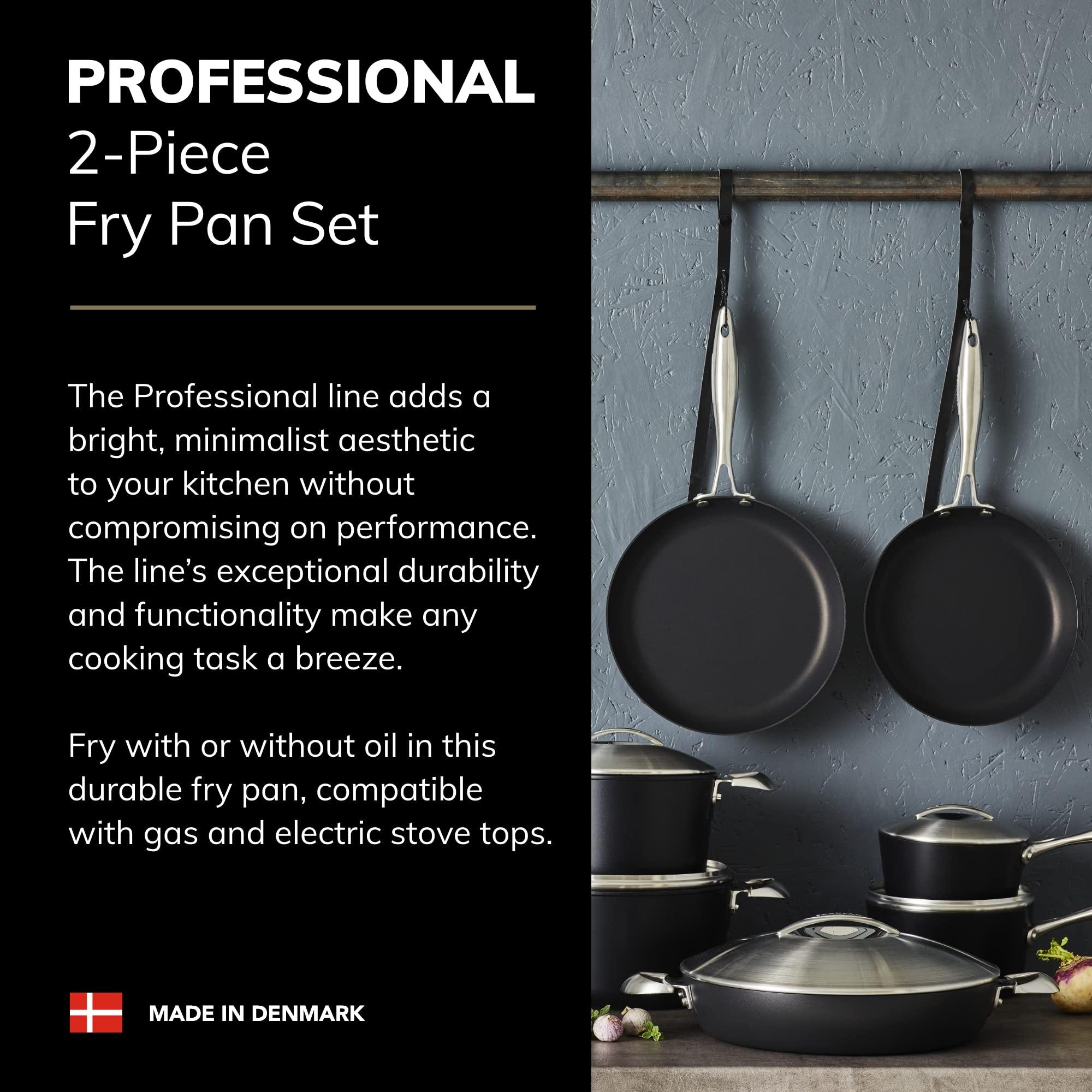 Scanpan Professional Nonstick 2-Piece Fry Pan Set