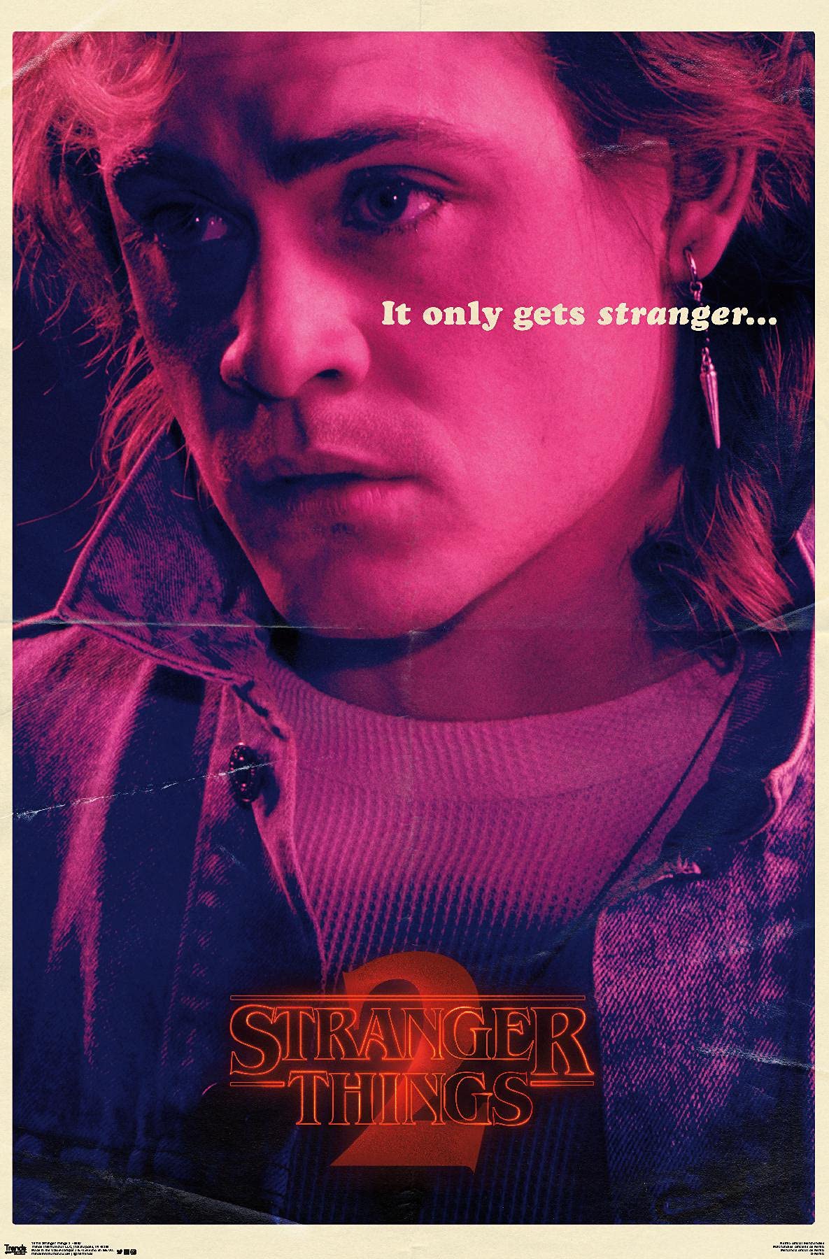 Trends International Netflix Stranger Things: Season 2 - Billy Wall Poster, 22.375'' X 34'', Premium Unframed Version