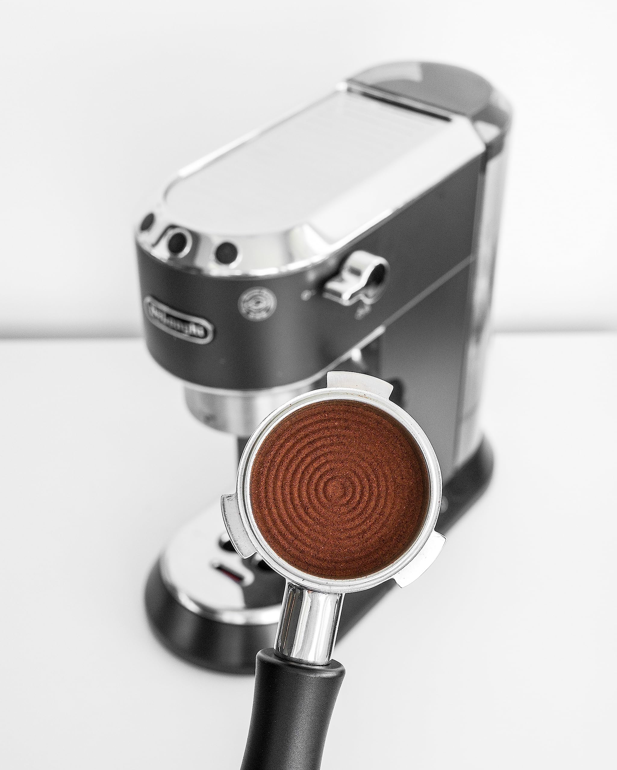 Normcore 51mm Espresso Coffee Tamper with Ripple Base - Spring Loaded Tamper - 15lb / 25lb / 30lbs Replacement Springs - Anodized Aluminum Handle and Stand