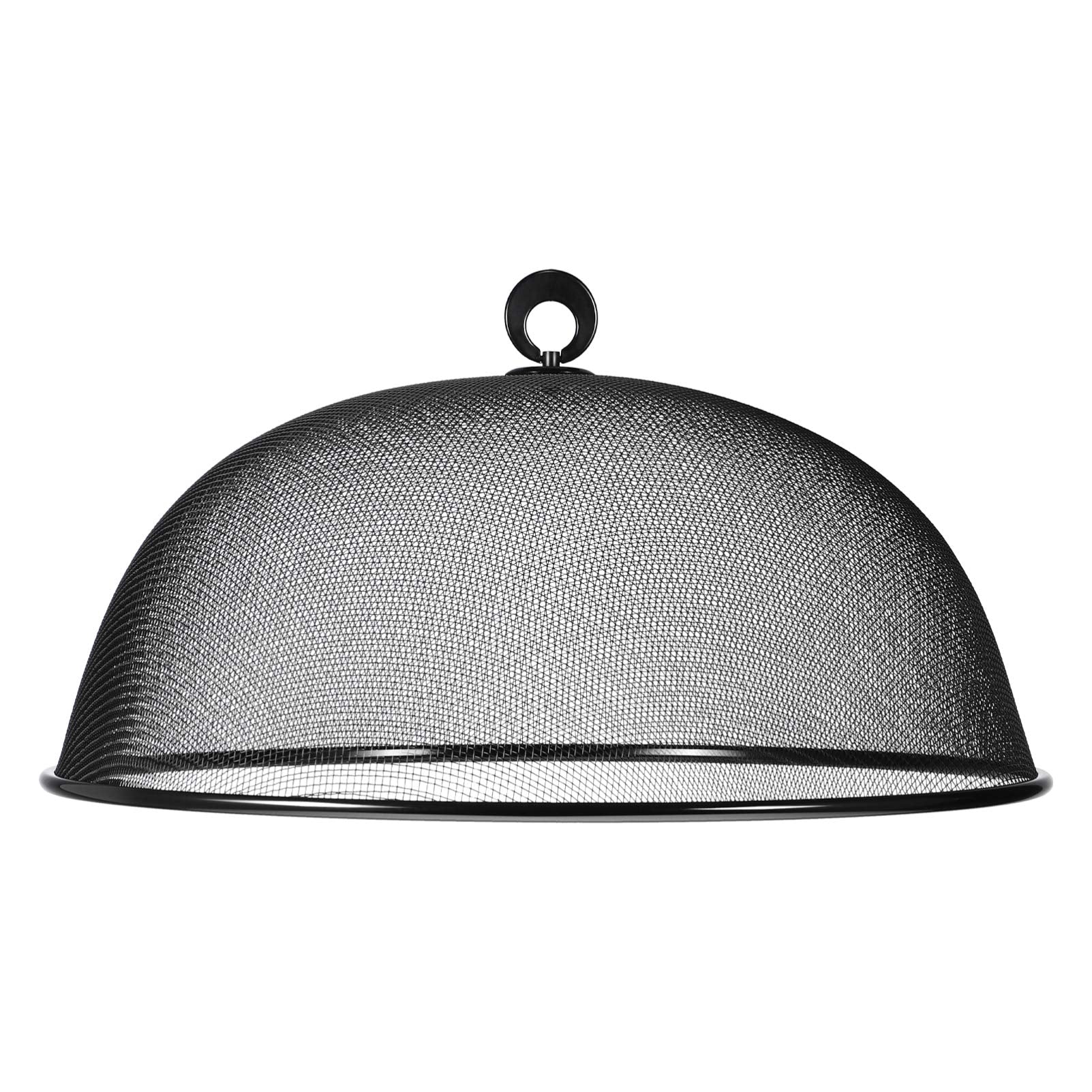 Hemoton Mesh Food Cover Stainless Steel Mesh Dome Food Cover Protector, Round Mesh Screen Food Tent For Kitchen, Outdoor, Picnic
