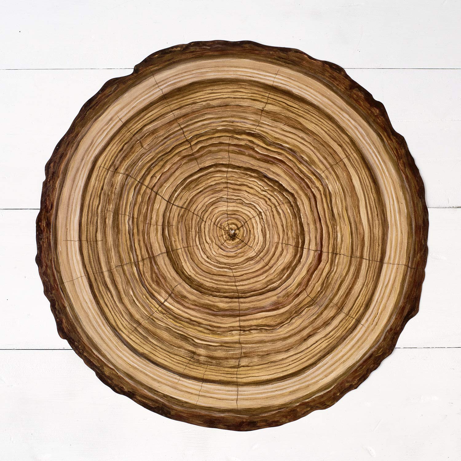 Hester And Cook Die-Cut Wood Slice Paper Placemat