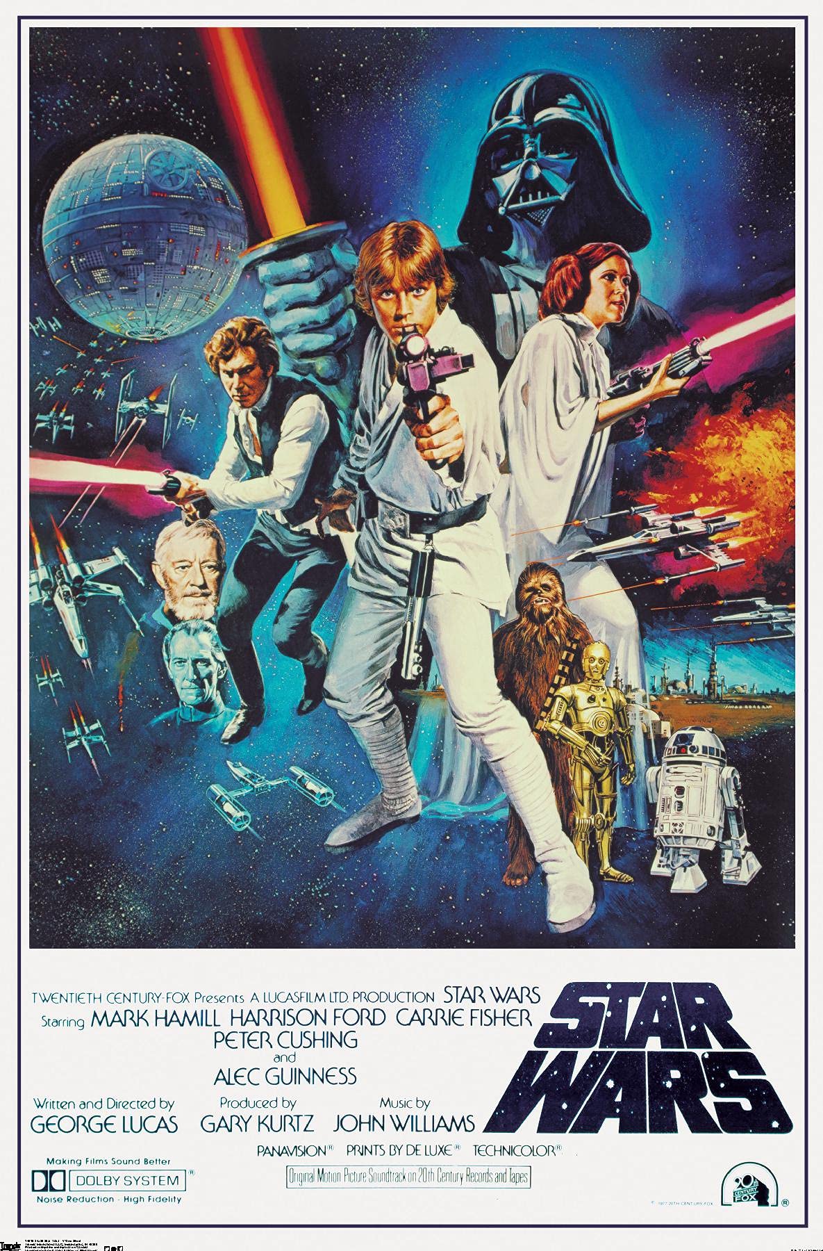 Trends International Star Wars Iv One Sheet Collector'S Edition Wall Poster 24'' X 36'' For Bedroom