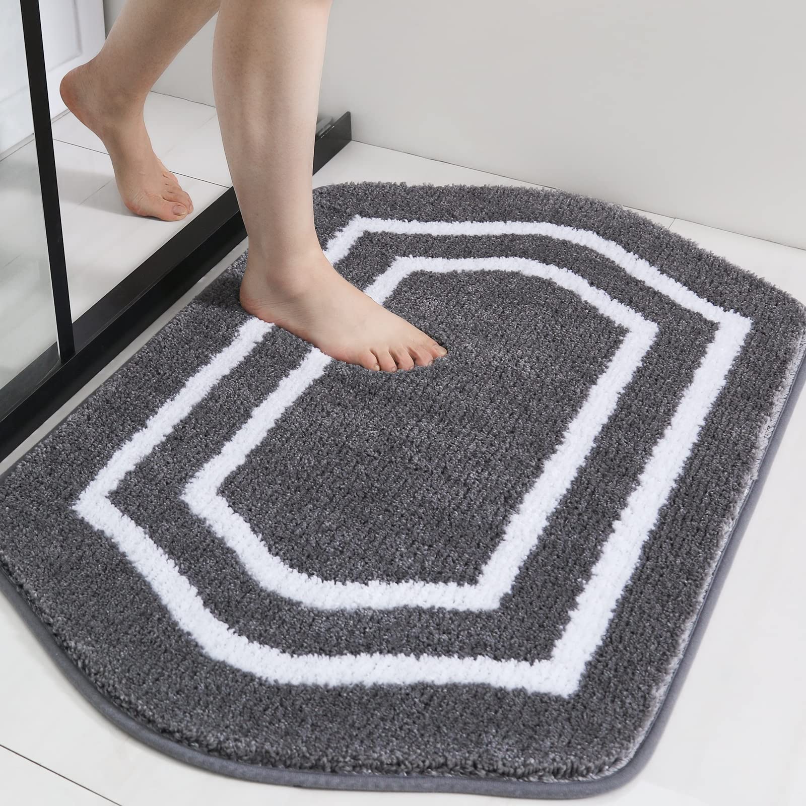 Cosy Homeer Extra Thick Bath Rugs - Anti-Slip Bath Linen Sets Mats Soft Plush 100% Strong Mirco Polyester Mat Living Room Bathro