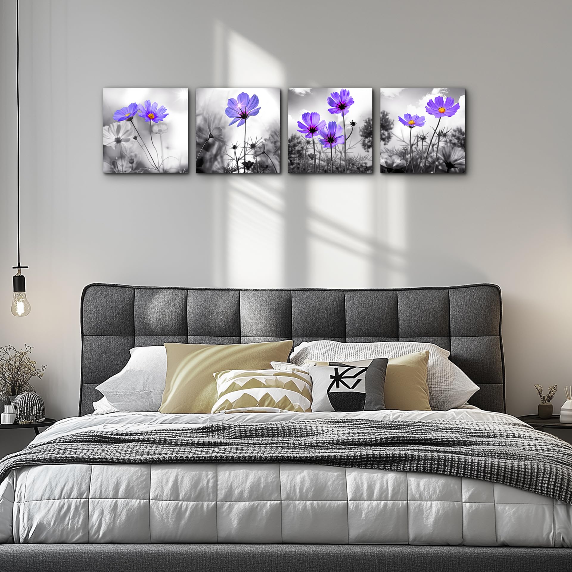 Natural Wood Framed Wall Art For Living Room Large Wall Decorations For Kitchen Bedroom Wall Decor Abstract Leaves Painting Inspirational Pictures Artwork Bathroom Home Decor of 3 Piece Art Prints