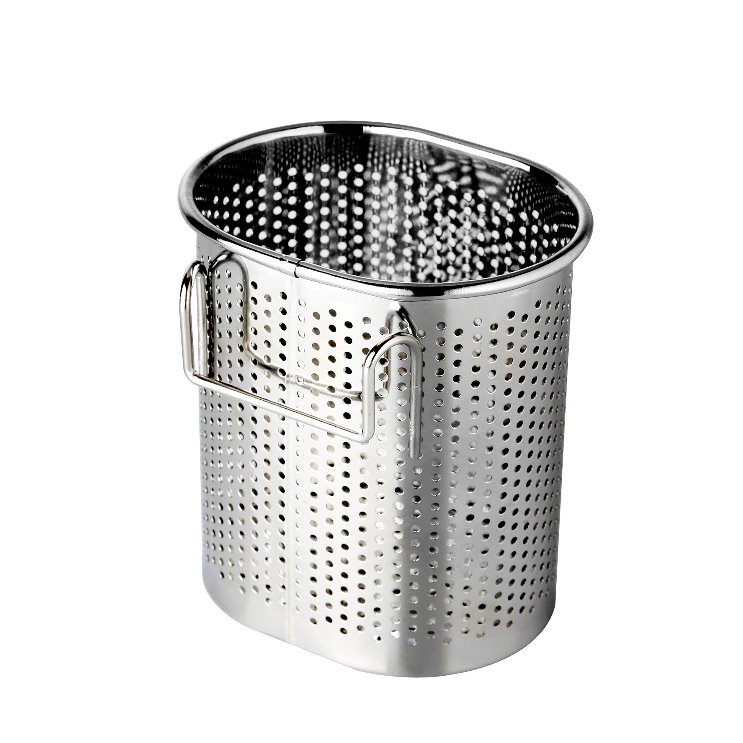 Stainless Steel Cutlery Utensil Holder (Small Oval) Chopsticks Holder For Dishwasher
