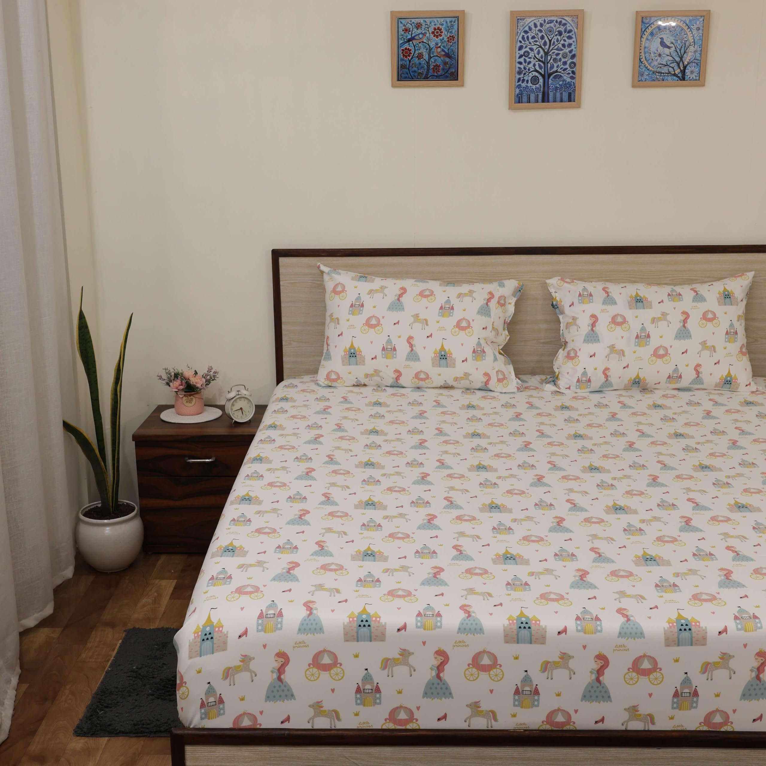 Kids Bed Sheet Collection - Fun Colorful And Comfortable Boys And Girls - Wrinkle Free Soft And Cozy Bedding - Little Princess P