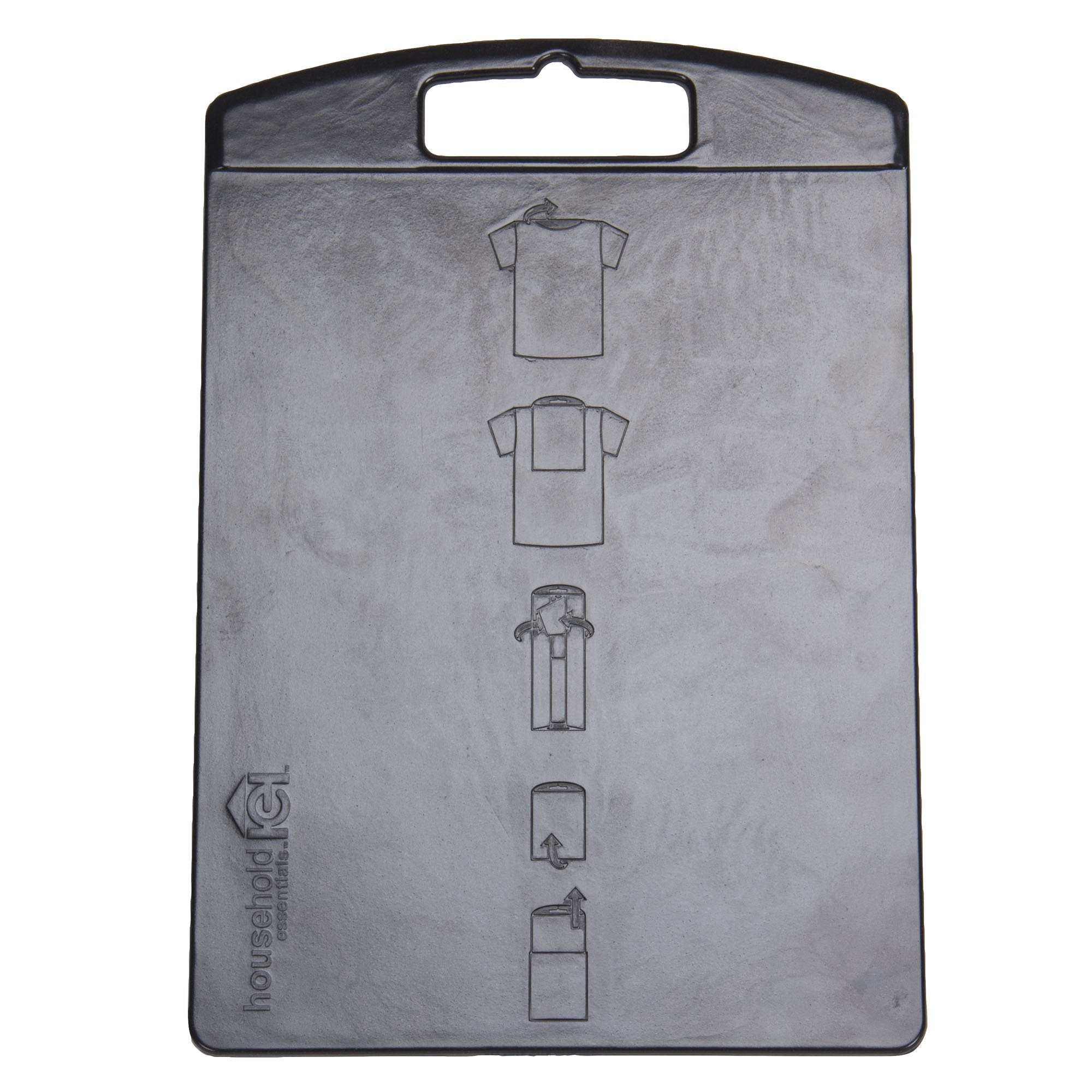 Household Essentials 195 Shirt Folding Board For Laundry  Folds T-Shirts, Polos And Dress Shirts , Black