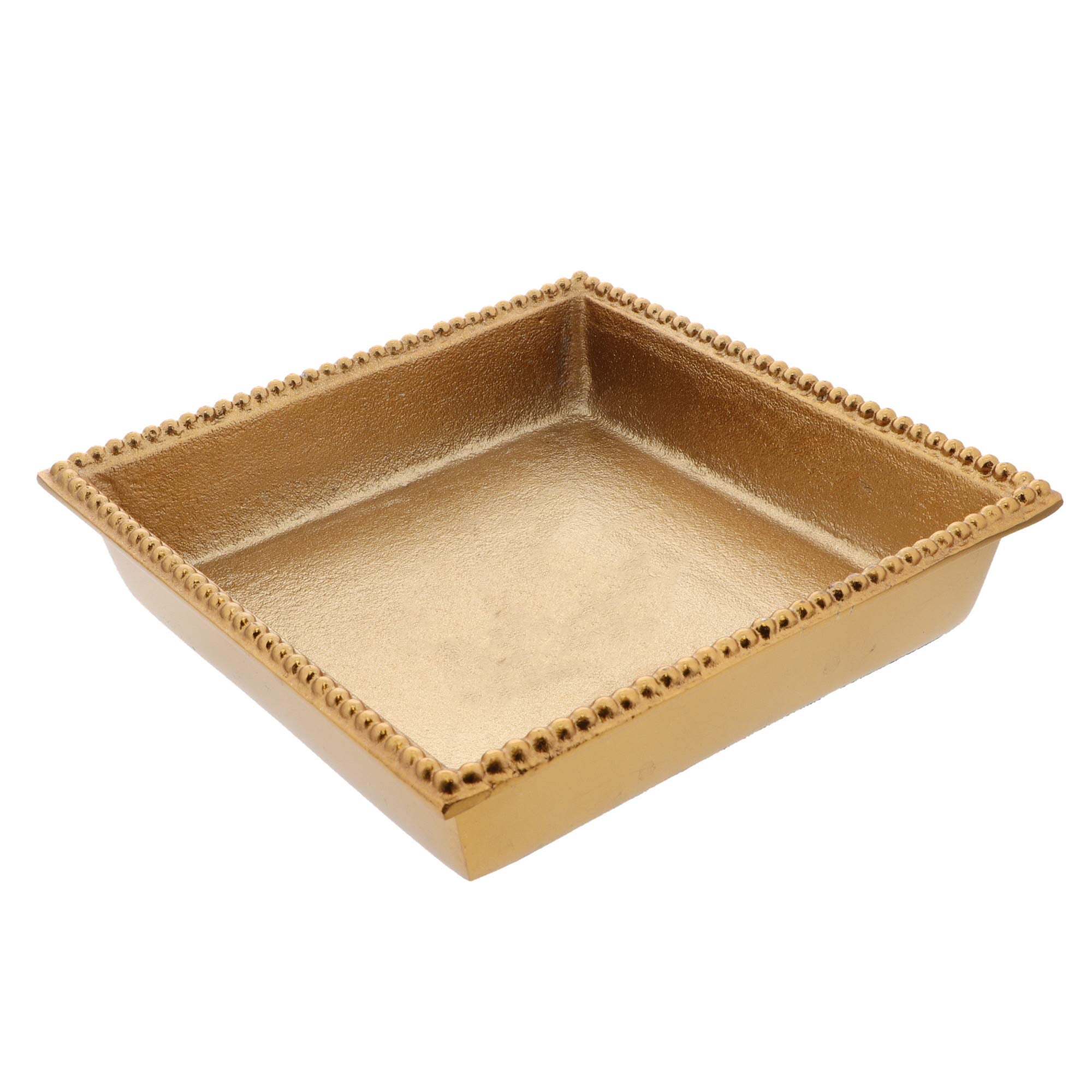 Napkin Holder Beaded Edge Metal Flat Napkin Box - Lunch