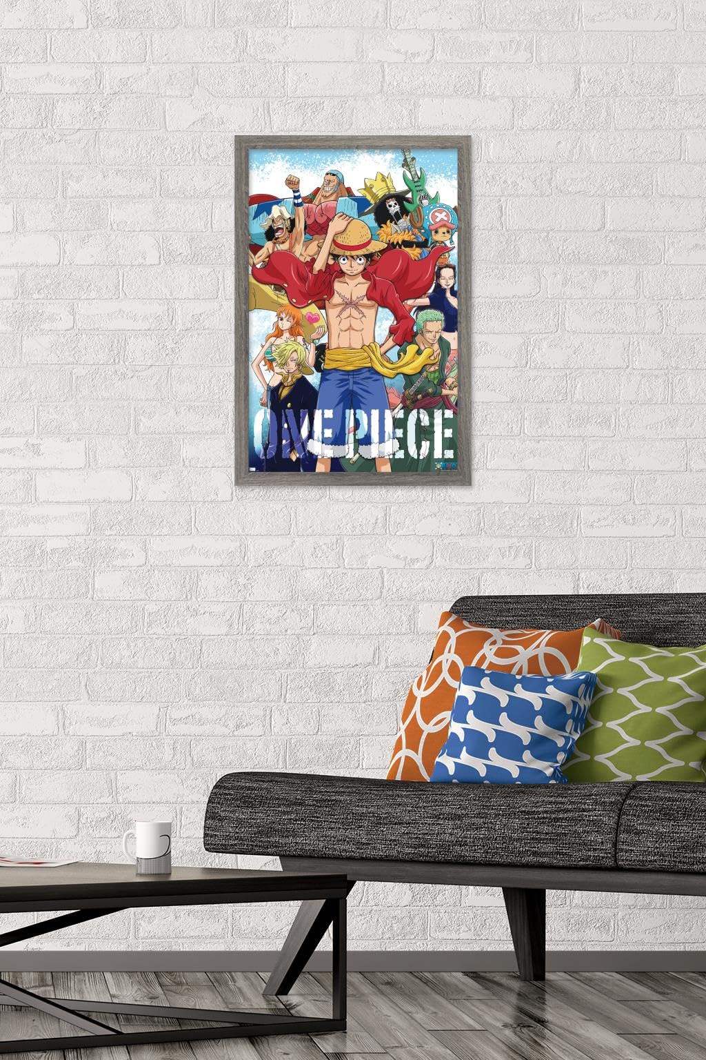 Trends International One Piece - Crew Wall Poster, 22.4L X 14.7W, Barnwood Framed Version