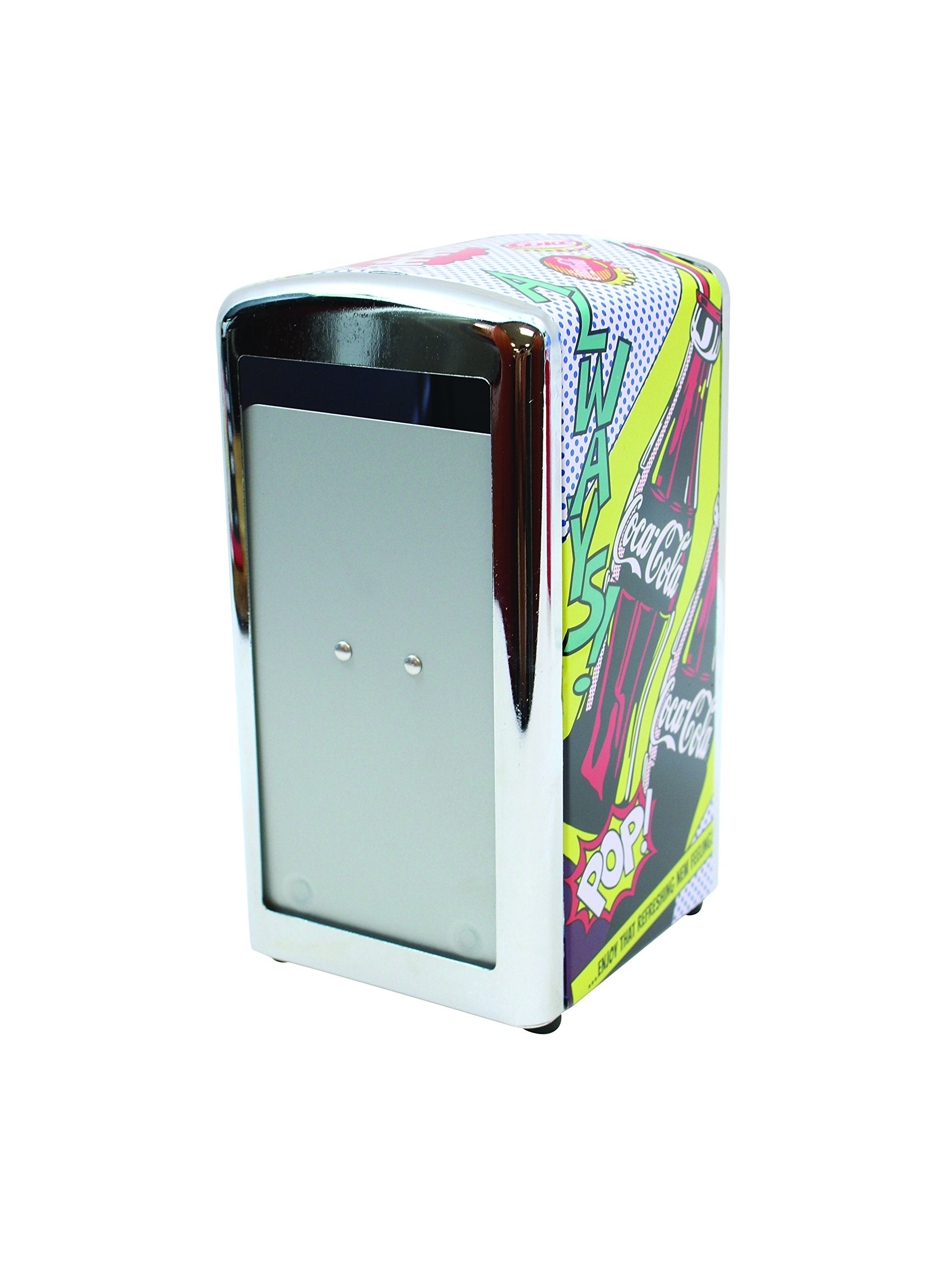 Tablecraft Coca-Cola Pop! Full Napkin Dispenser, Red