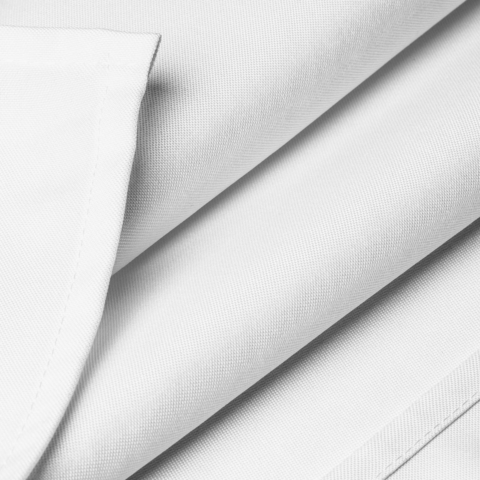 Lann'S Linens - 60'' X 102'' Premium Tablecloth For Wedding/Banquet/Restaurant - Rectangular Polyester Fabric Table Cloth - Whit