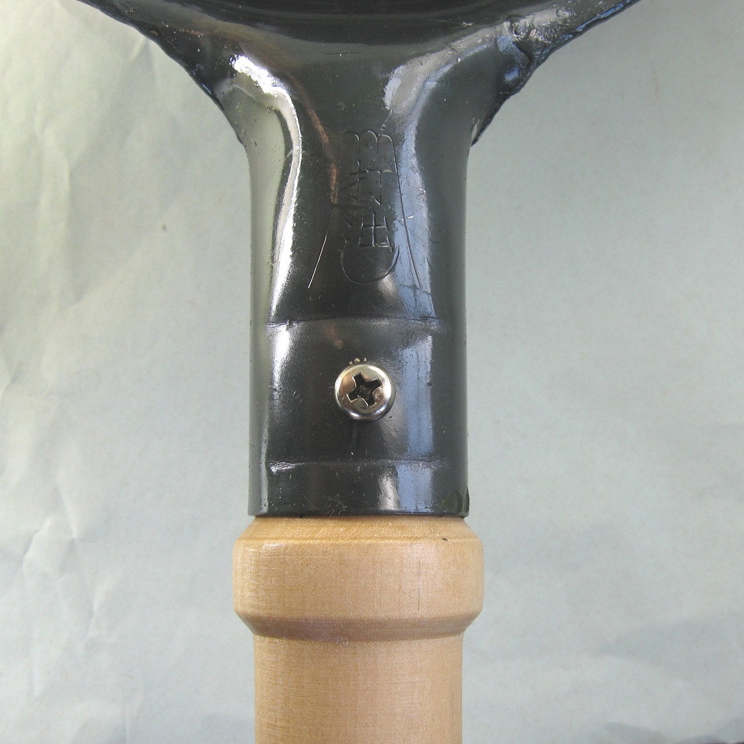 ????? Yamada Kogyosho One-Handed Wok, Iron, Handle, Wooden Handle, 11.8 Inches (30 Cm)