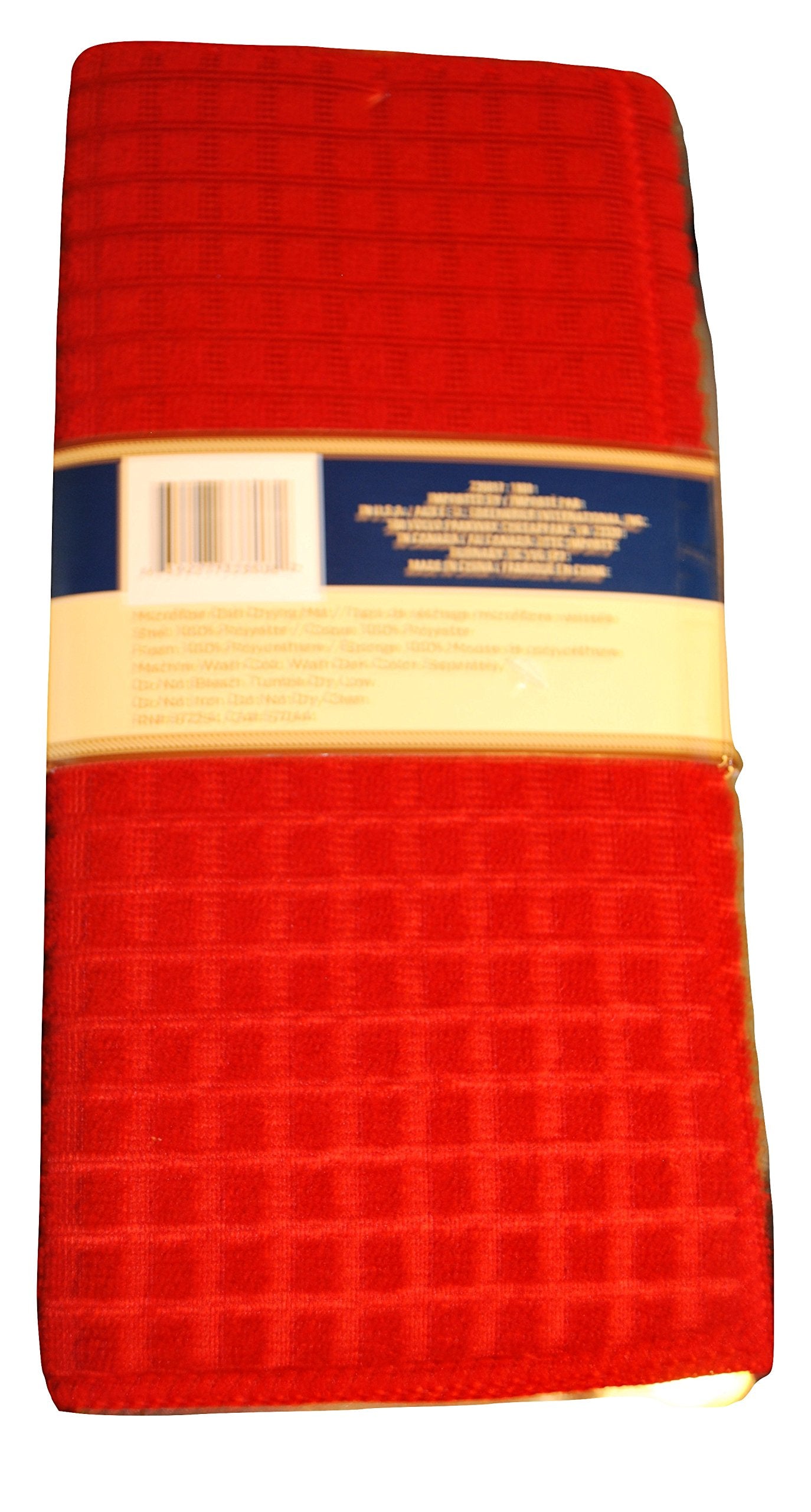 Home Collection Dish Drying Mat - 12" x 18", Red, Model 8541974444