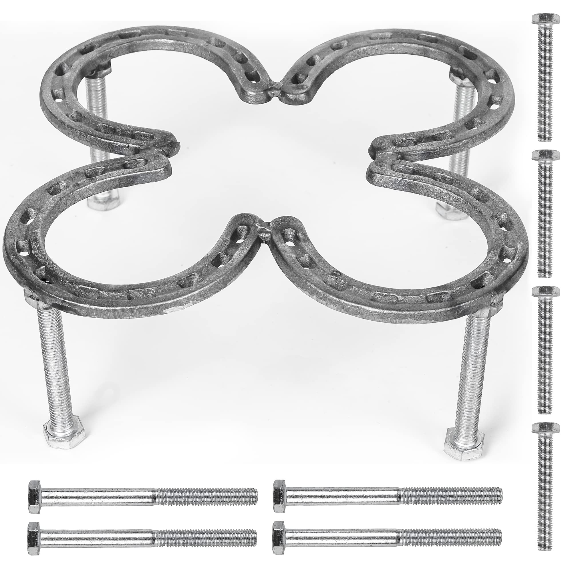 Nbguigdstr Dutch Oven Stand Made Of Steel Horseshoes-Camp Dutch Oven Tripod-Cast Iron Dutch Oven Tool-Dutch Oven Holder-Outdoor