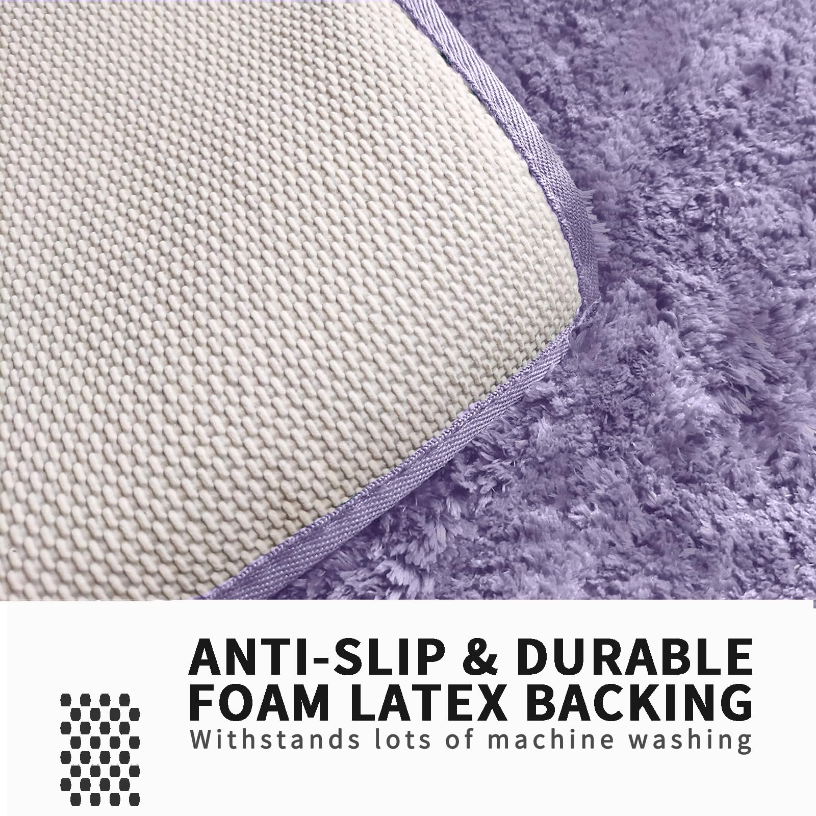 Fifu Bath Mats & Rugs Long Runner For Bathroom, Bedroom & Kitchen Non Slip, Comfort & Soft Shower Bathmat & Carpet For Sink, Hom