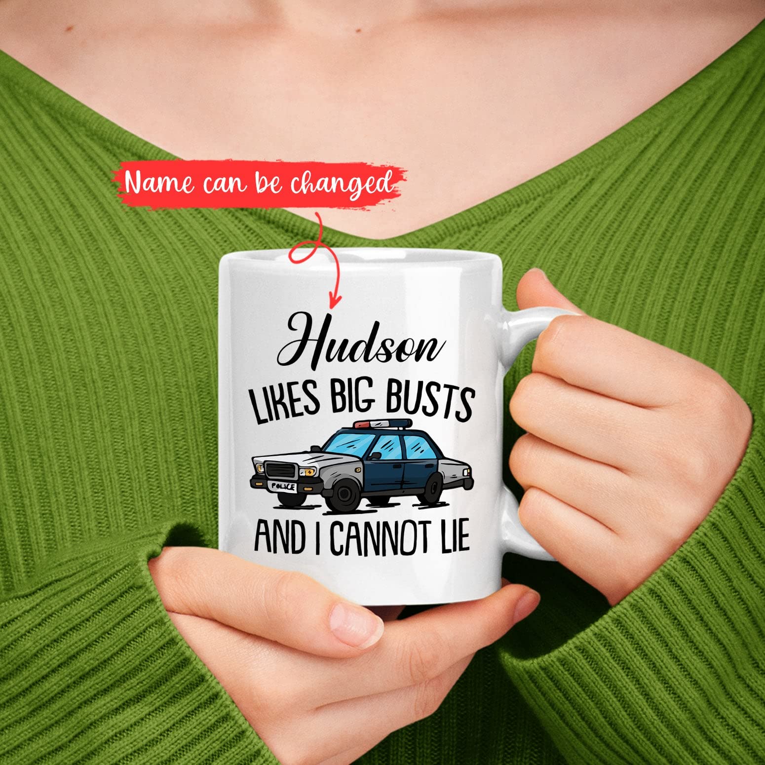 Law Enforcement Officer Mug, Funny Police Officer Gifts, I Like Big Busts Mug, Custom Police Officer Mug, Police Coffee Cup, Pol