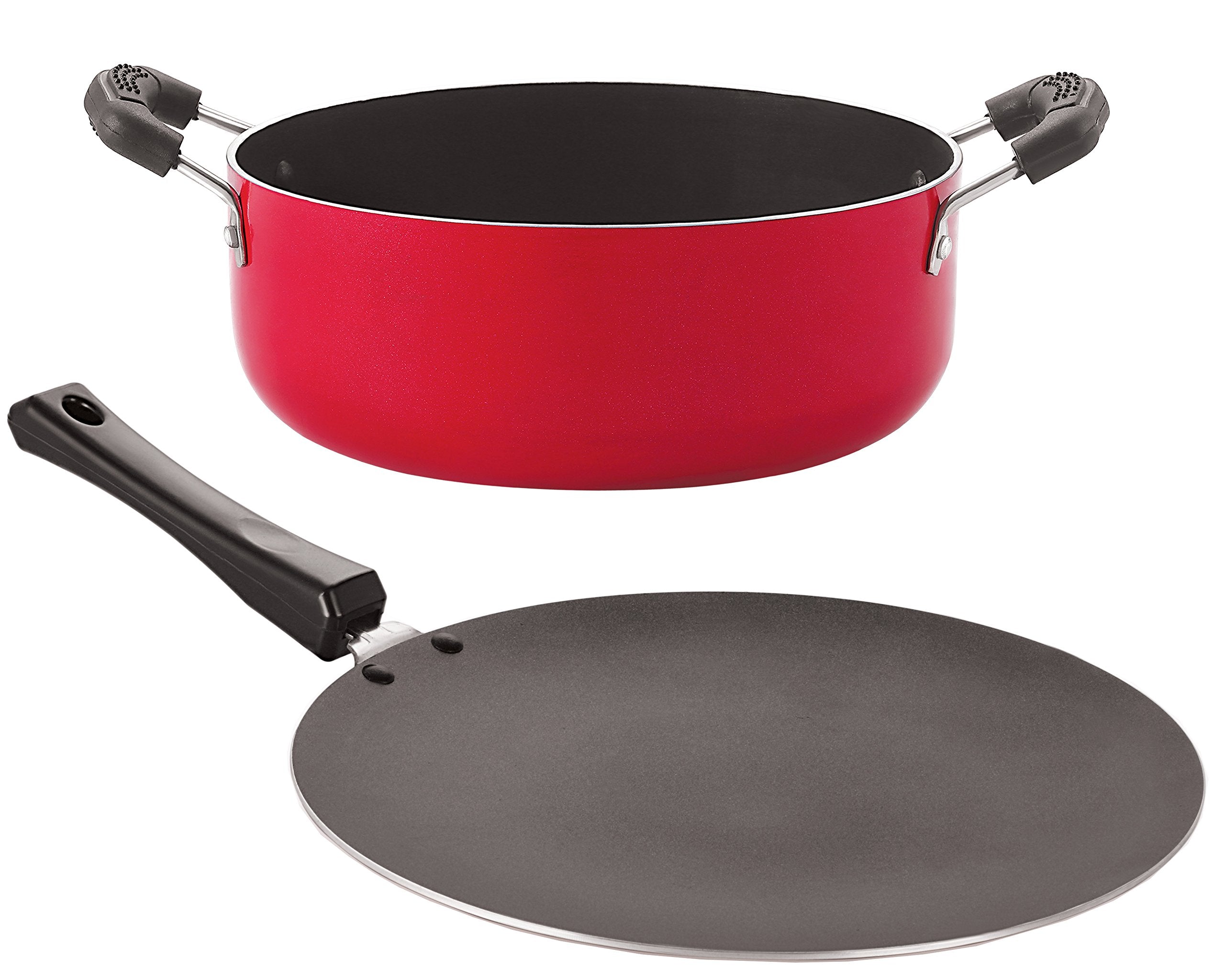 Nirlon Nonstick Aluminium Chemical Free 2 Piece Cookware Set