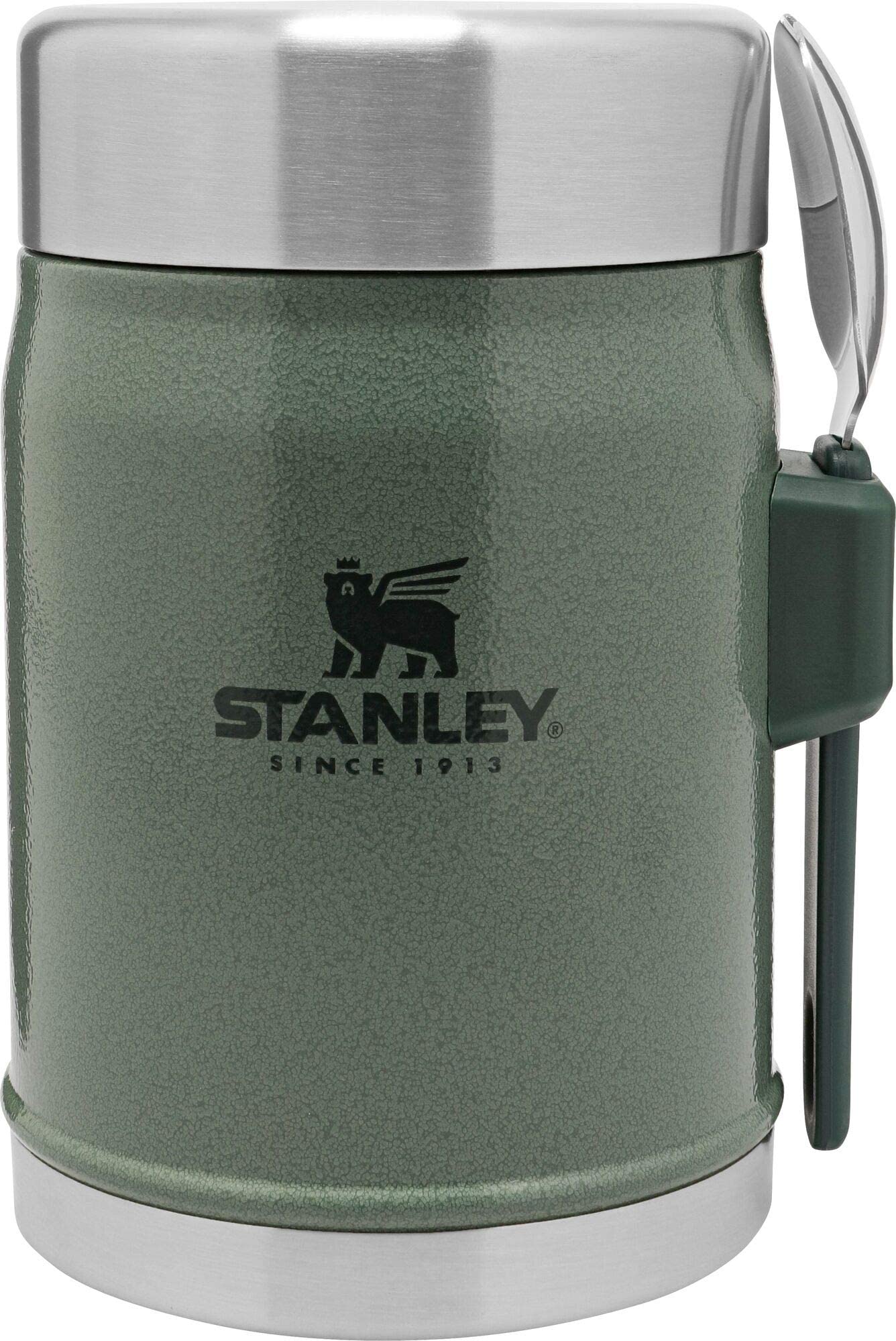 Stanley Classic Legendary Food Jar 0.4L With Spork - Keeps Cold Or Hot For 7 Hours - Bpa-Free Stainless Steel Soup Flask - Leakp