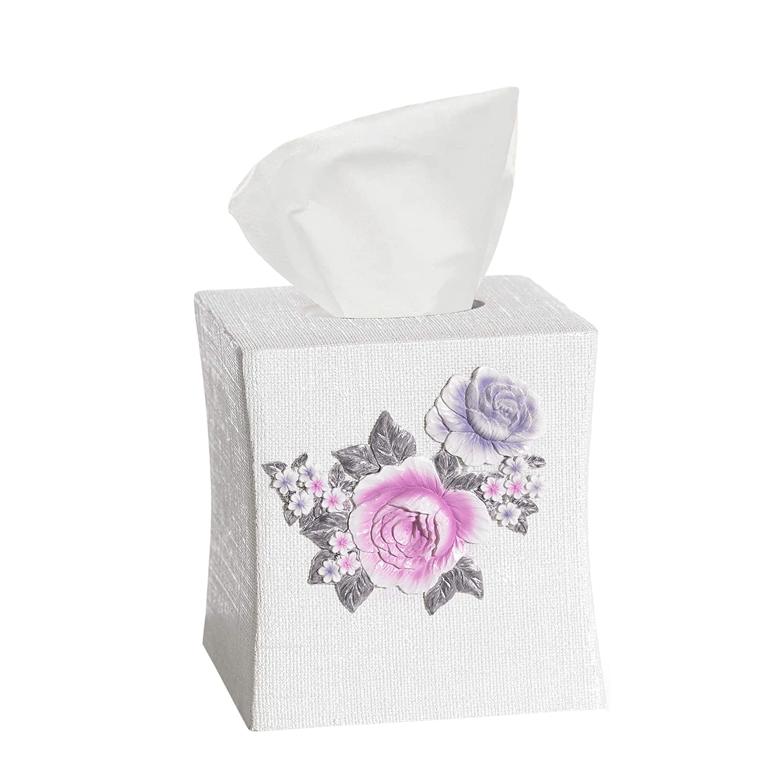 Popular Bath Tissue Box, Michelle Collection, 10X10, Lilac