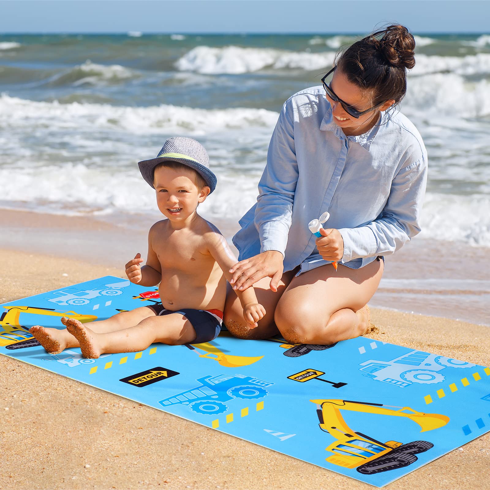 WERNNSAI Truck Kids Beach Towel - 30