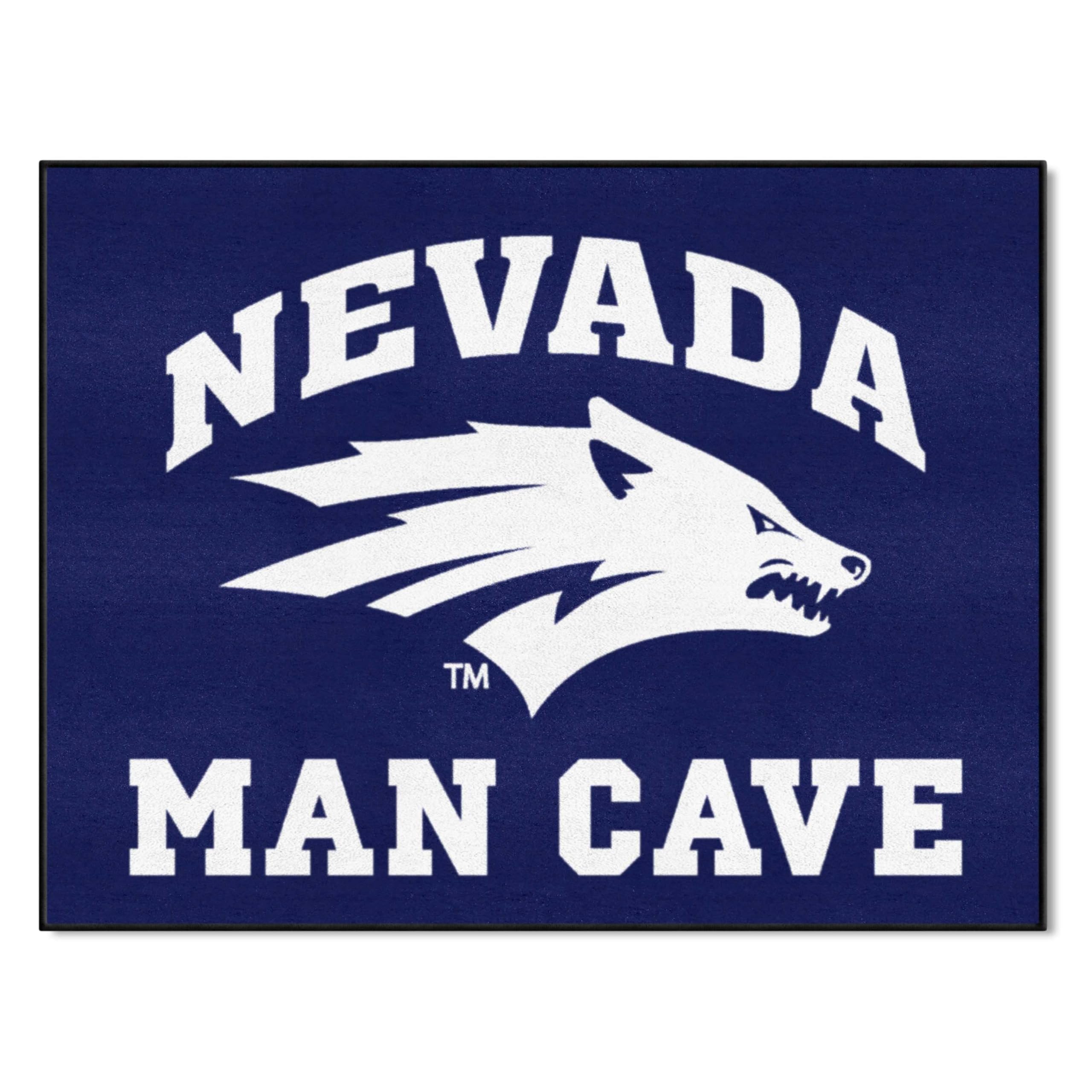 FANMATS 17310 Nevada Wolfpack Man Cave All-Star Rug - 34 in. x 42.5 in.